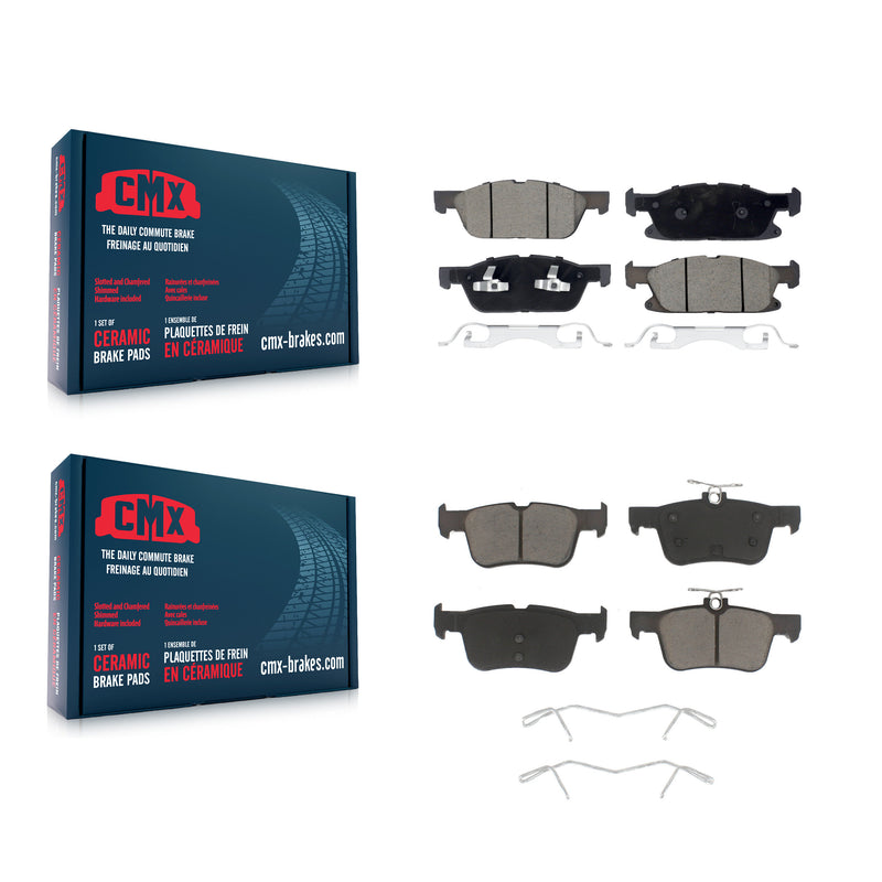 CMX KCX-100539 Disc Brake Pad for 2019-2023 Ford Edge, Lincoln Nautilus - Front and Rear product image