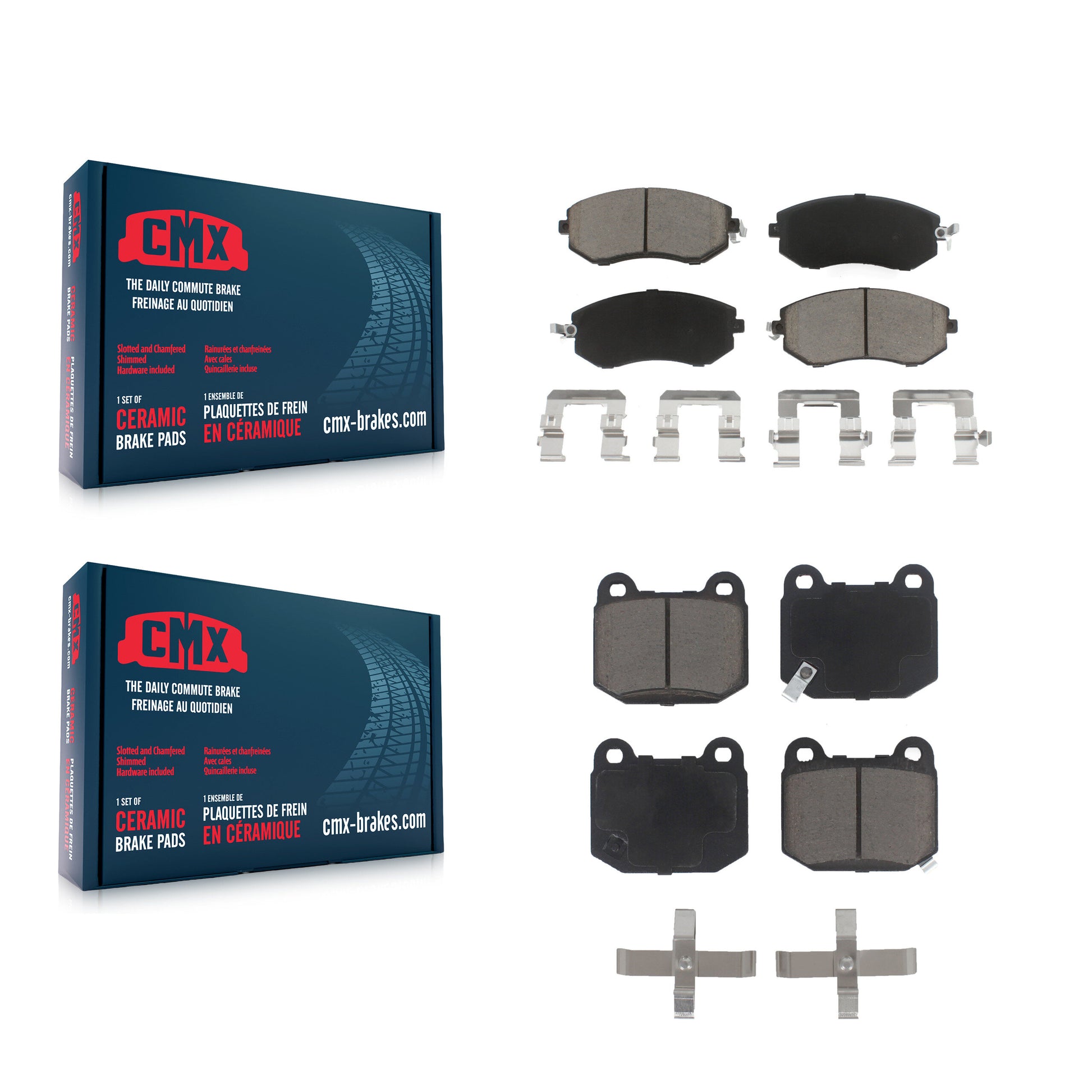 CMX KCX-100554 Disc Brake Pad for 2017 Subaru BRZ - Front and Rear product image
