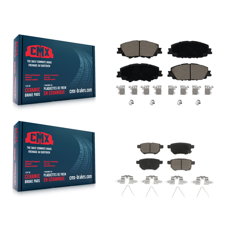 CMX KCX-100561 Disc Brake Pad for 2019-2022 Toyota Corolla, Toyota Prius Prime - Front and Rear product image