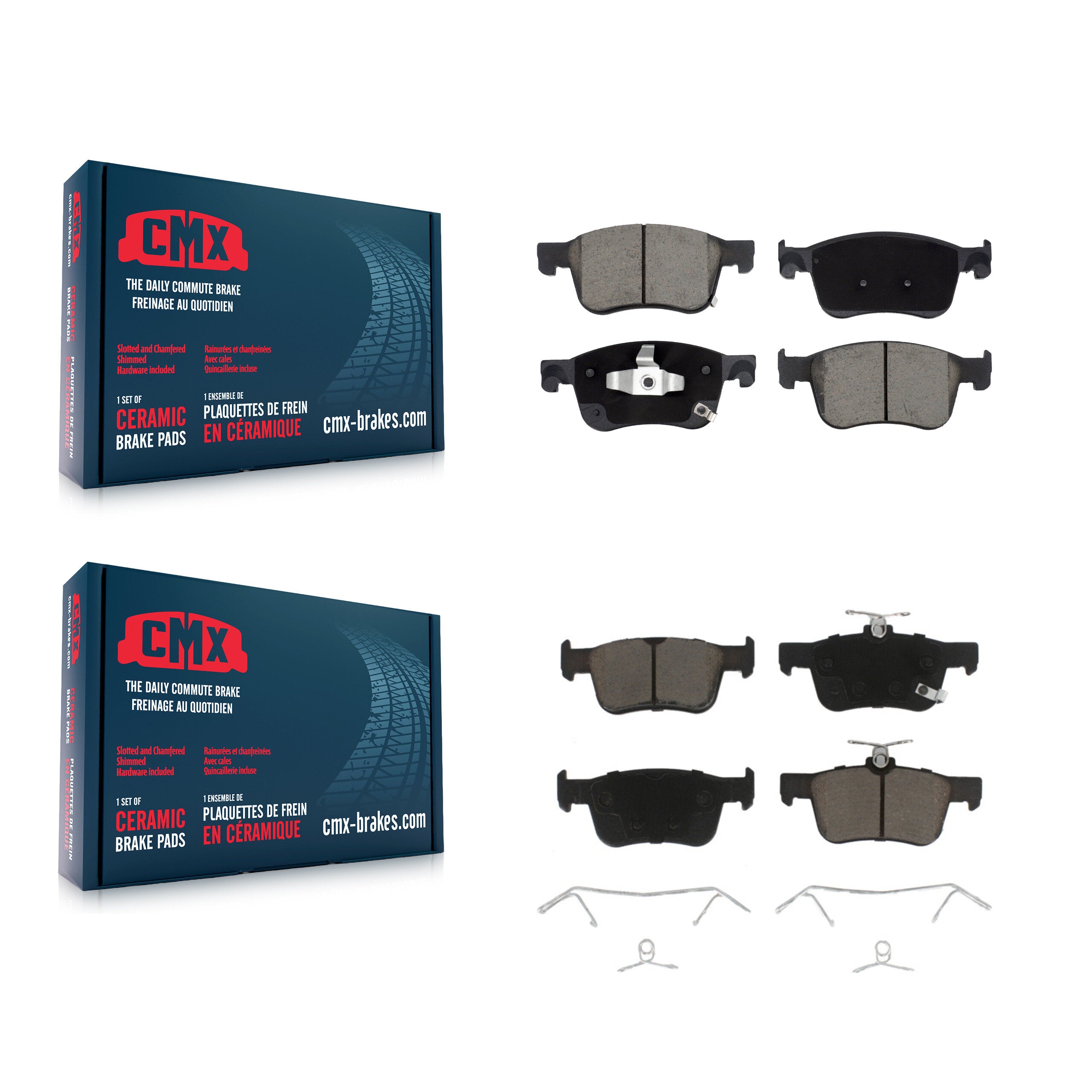 CMX KCX-100563 Disc Brake Pad for 2023-2024 Acura Integra - Front and Rear product image