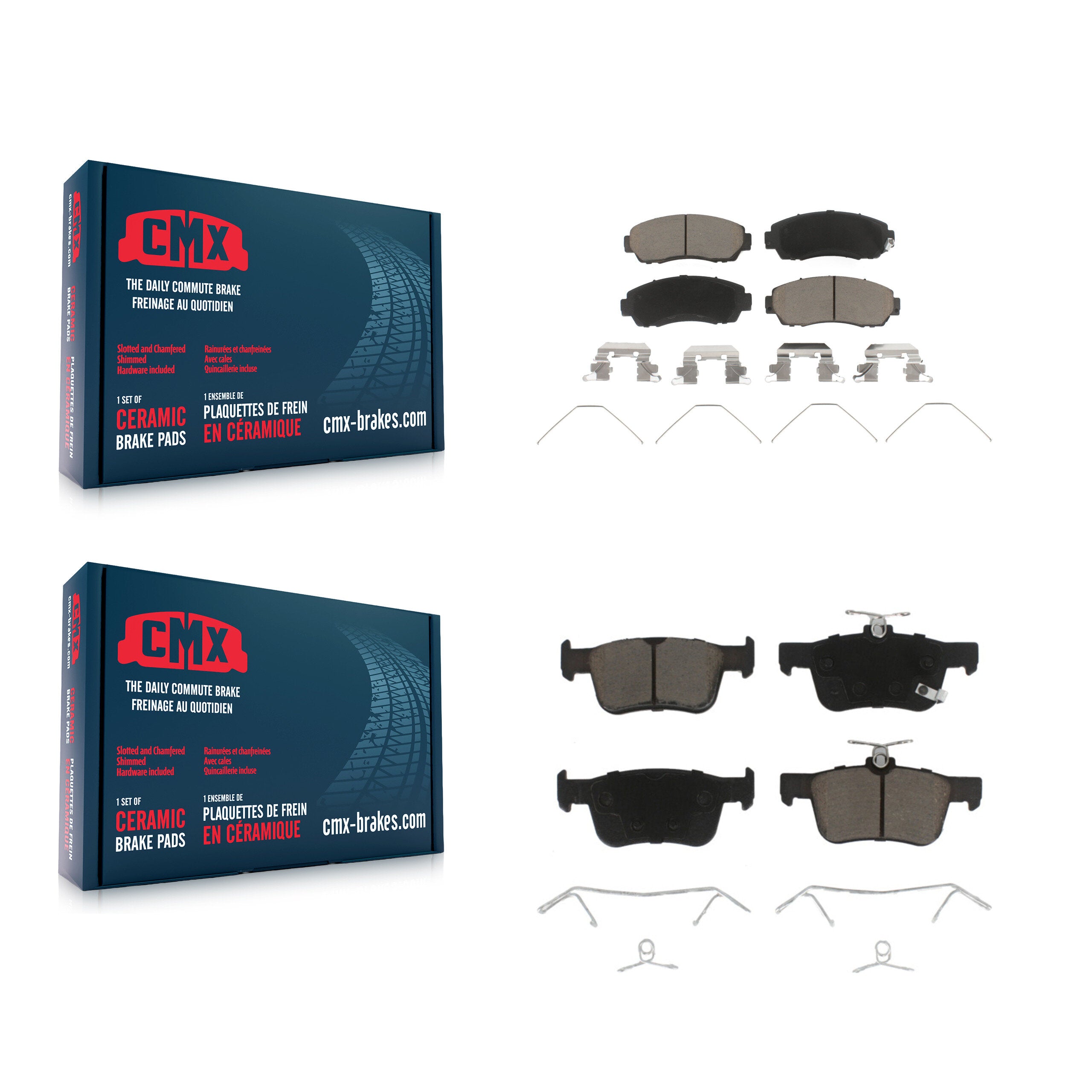 CMX KCX-100568 Disc Brake Pad for 2019-2021 Acura RDX - Front and Rear product image