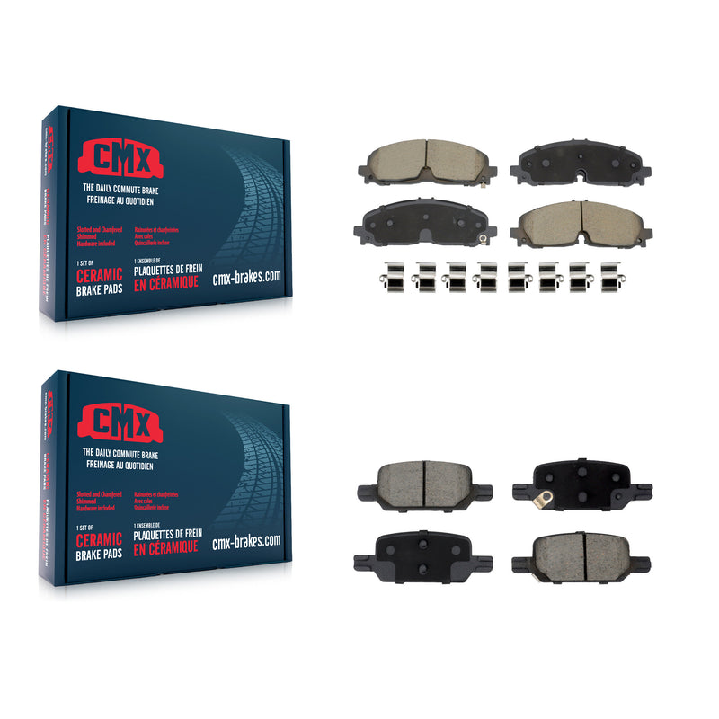 CMX KCX-100613 Disc Brake Pad for 2021-2022 Chevrolet Colorado, GMC Canyon - Front and Rear product image