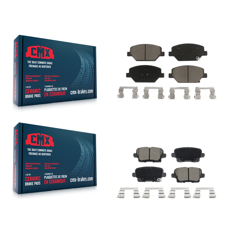 CMX KCX-100618 Disc Brake Pad for 2018-2020 Buick Regal Sportback, Cadillac XT4 - Front and Rear product image