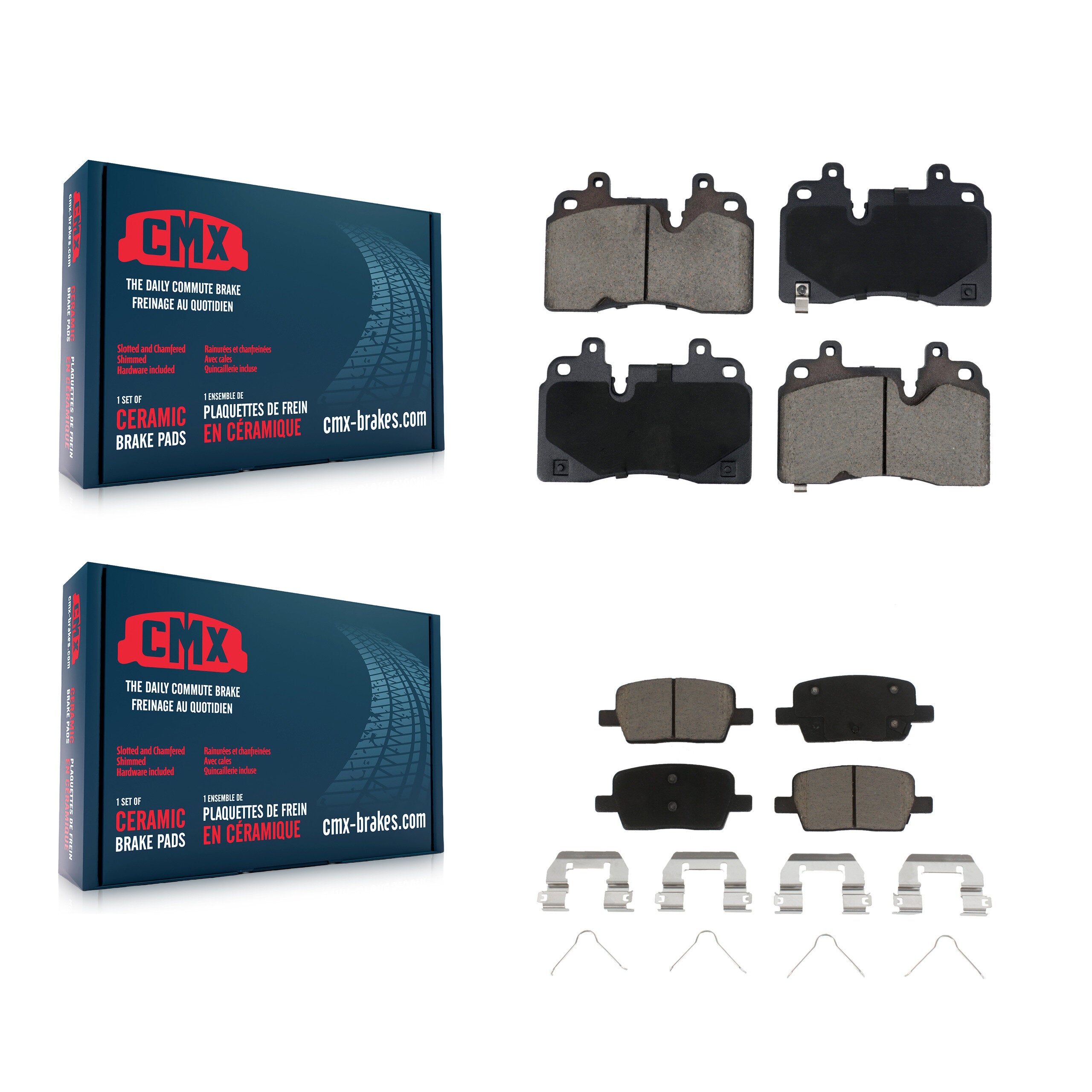 CMX KCX-100623 Disc Brake Pad for 2019-2020 Cadillac CT6 - Front and Rear product image