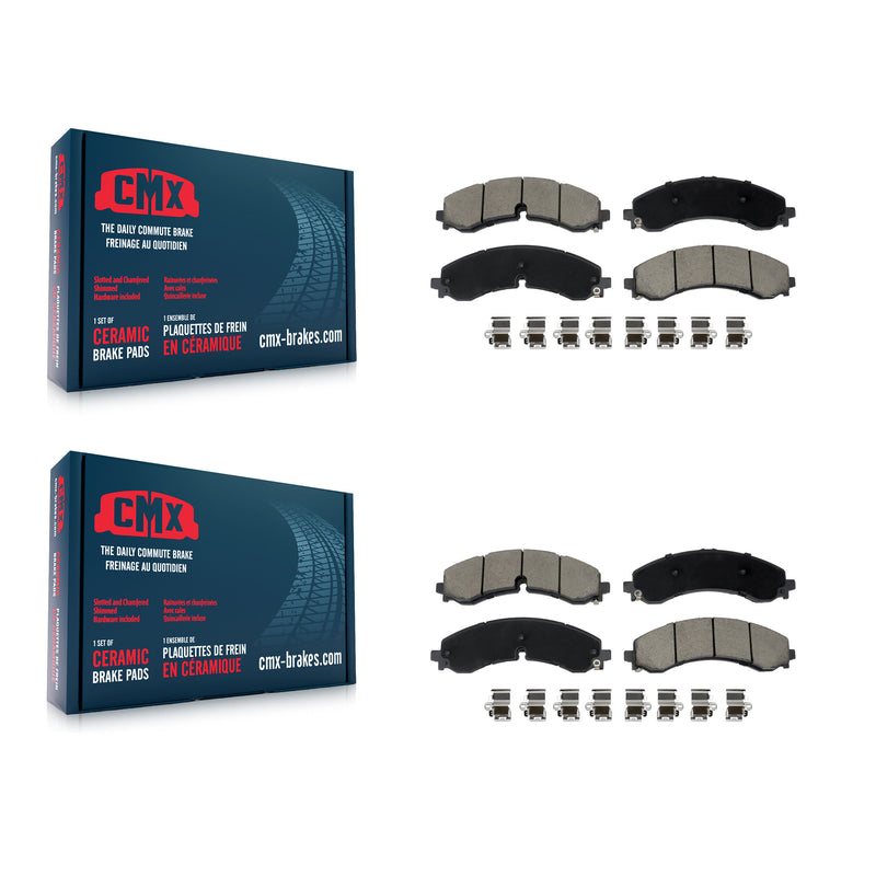 CMX KCX-100627 Disc Brake Pad for 2020-2024 Chevrolet Silverado 3500 HD, Chevrolet Silverado 2500 HD, GMC Sierra 2500 HD & more - Front and Rear product image