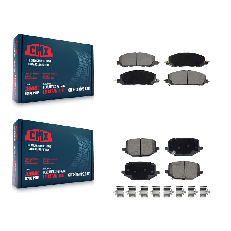 CMX KCX-100628 Disc Brake Pad for 2020-2023 Ford Police Interceptor Utility, Lincoln Aviator - Front and Rear product image