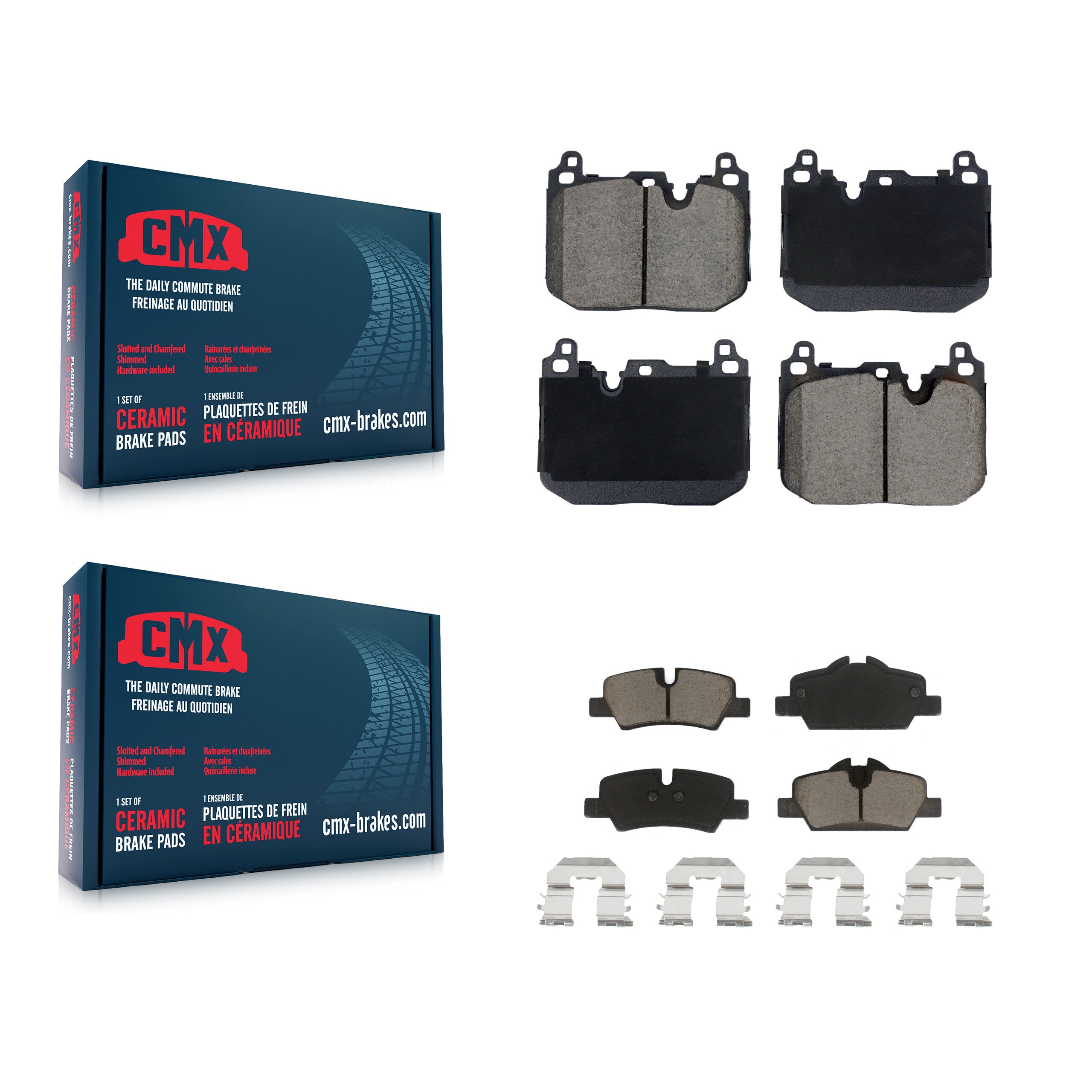 CMX KCX-100630 Disc Brake Pad for 2015 Mini Cooper - Front and Rear product image