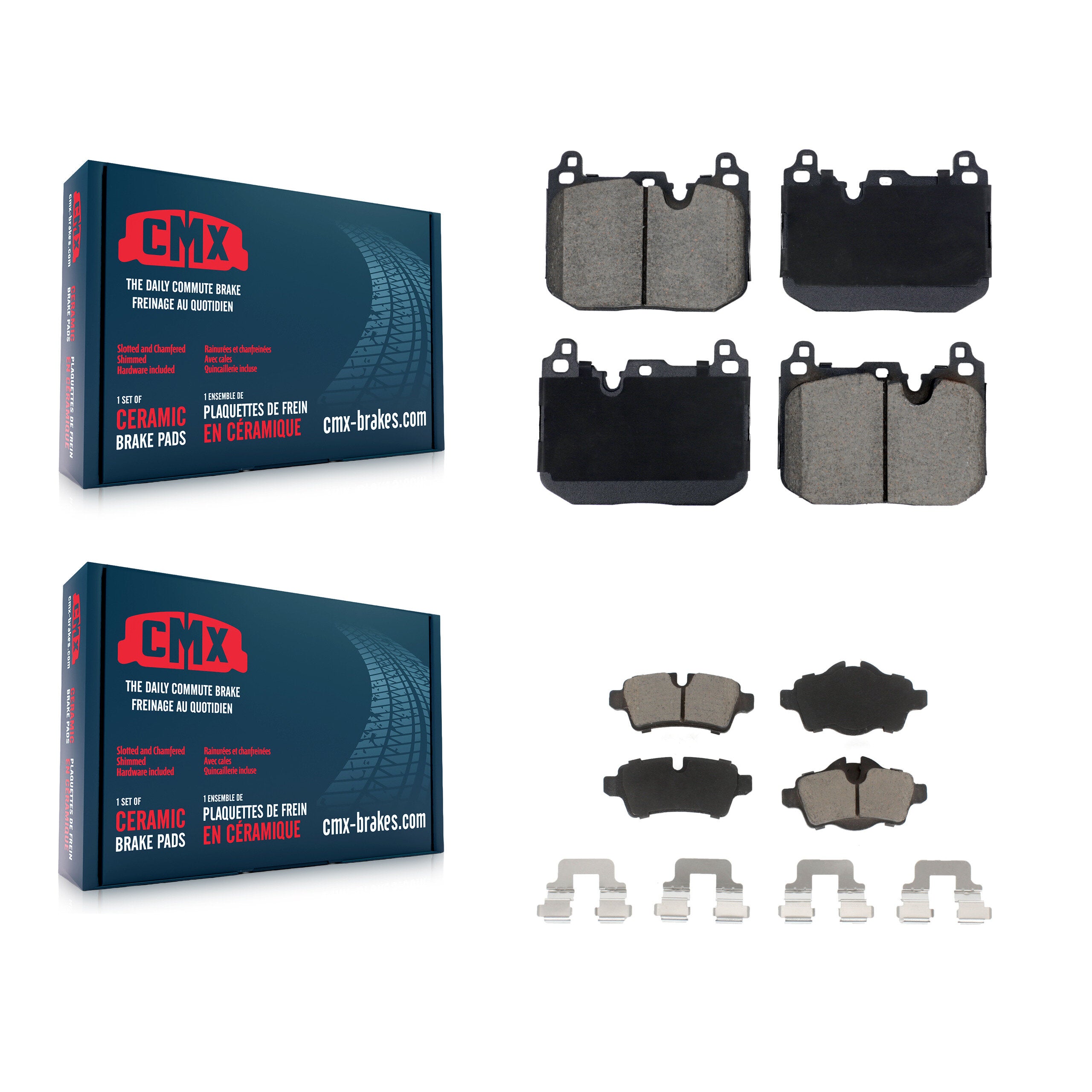 CMX KCX-100631 Disc Brake Pad for 2015 Mini Cooper - Front and Rear product image