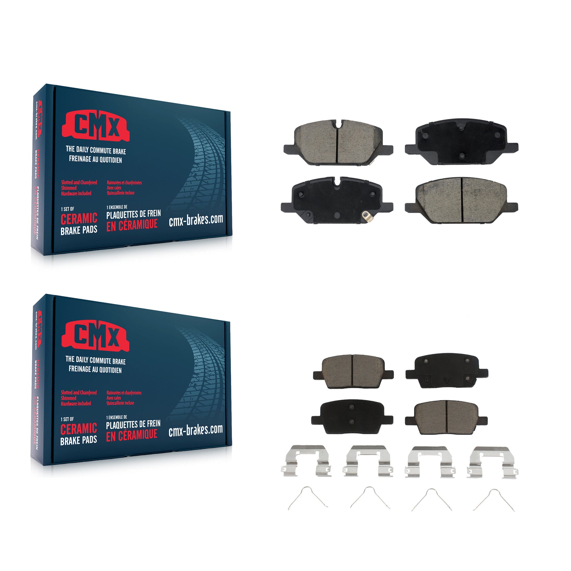 CMX KCX-100685 Disc Brake Pad for 2021-2022 Chevrolet Camaro - Front and Rear product image
