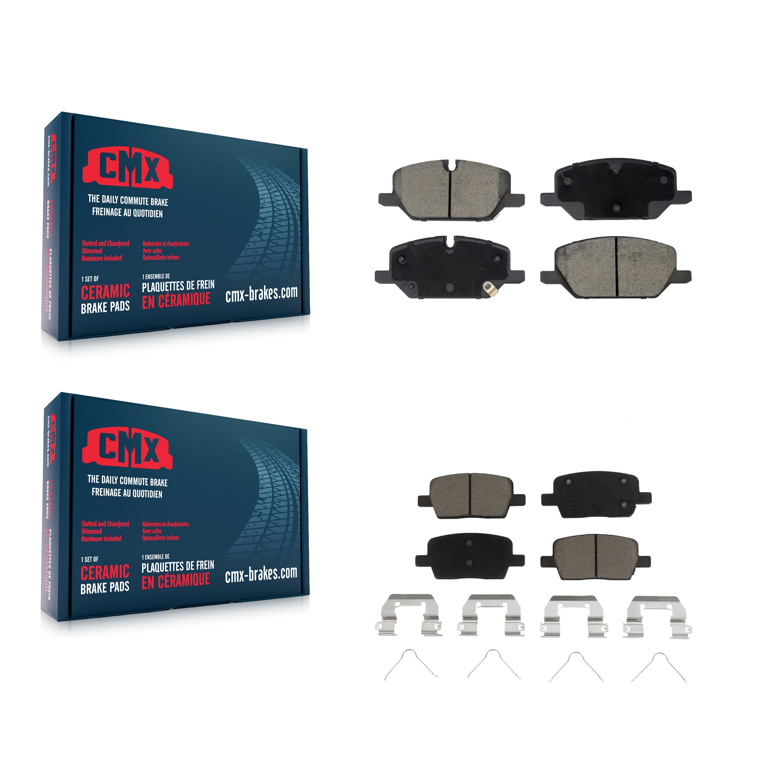 CMX KCX-100685 Disc Brake Pad for 2021-2022 Chevrolet Camaro - Front and Rear product image