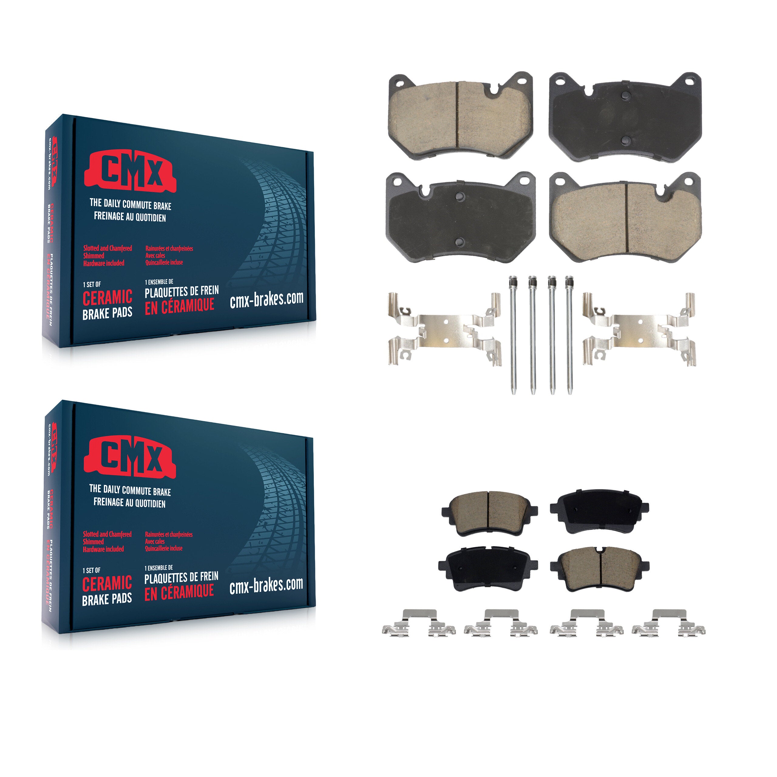CMX KCX-100689 Disc Brake Pad for 2021-2023 Audi Q5, Audi Q5 Sportback - Front and Rear product image