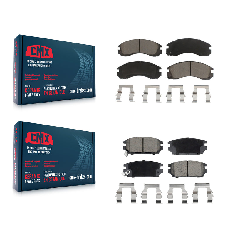 CMX KCX-100698 Disc Brake Pad for 1993-1995 Eagle Talon, Mitsubishi Eclipse, Mitsubishi Diamante - Front and Rear product image