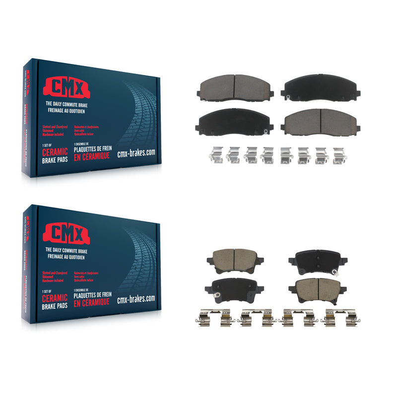 CMX KCX-100708 Disc Brake Pad for 2020-2023 Jeep Wrangler, Jeep Gladiator - Front and Rear product image
