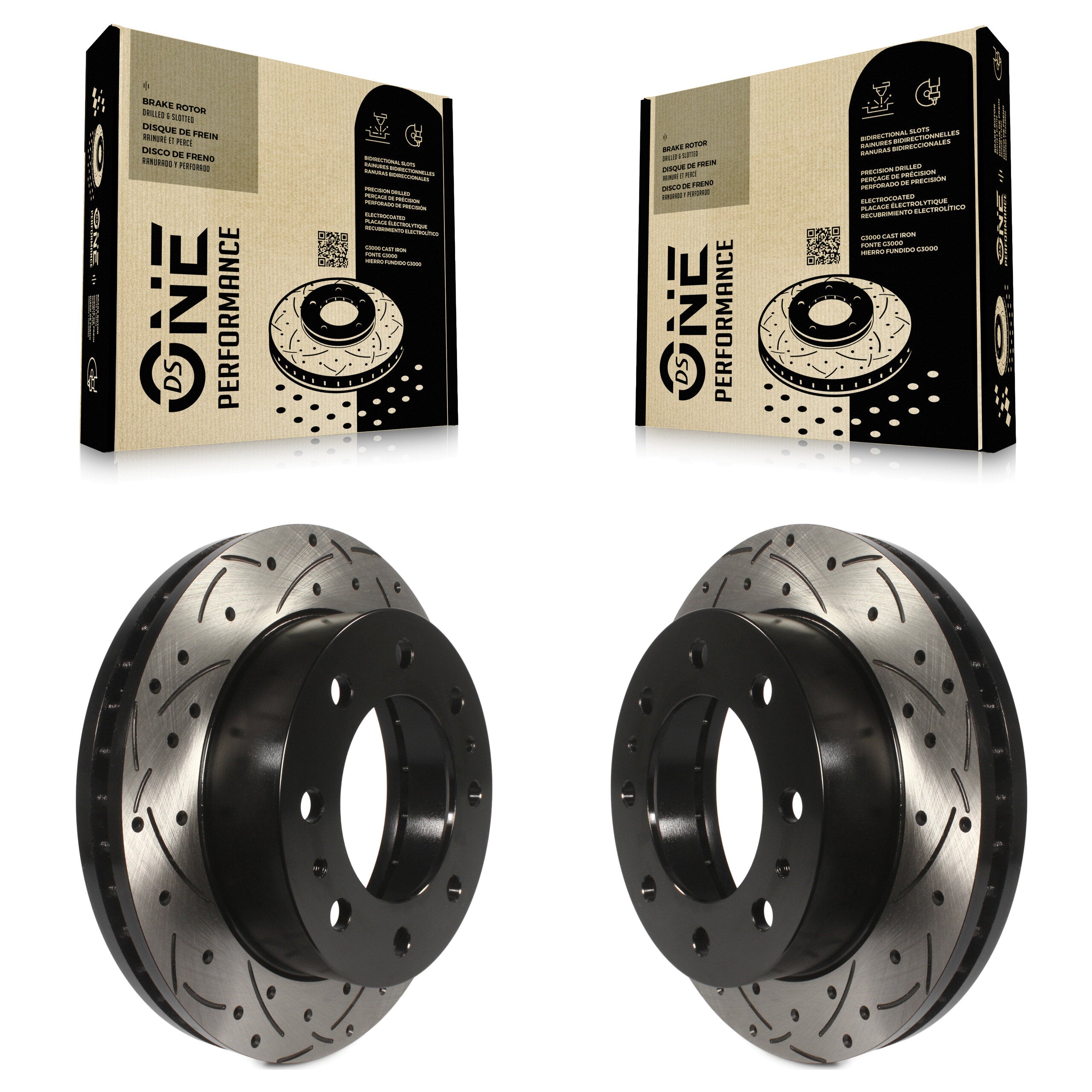 DS-One KD-100001 Disc Brake Rotor for 1999-2024 GMC Savana 3500, Chevrolet Express 3500, Chevrolet Express 2500 & more - Front product image