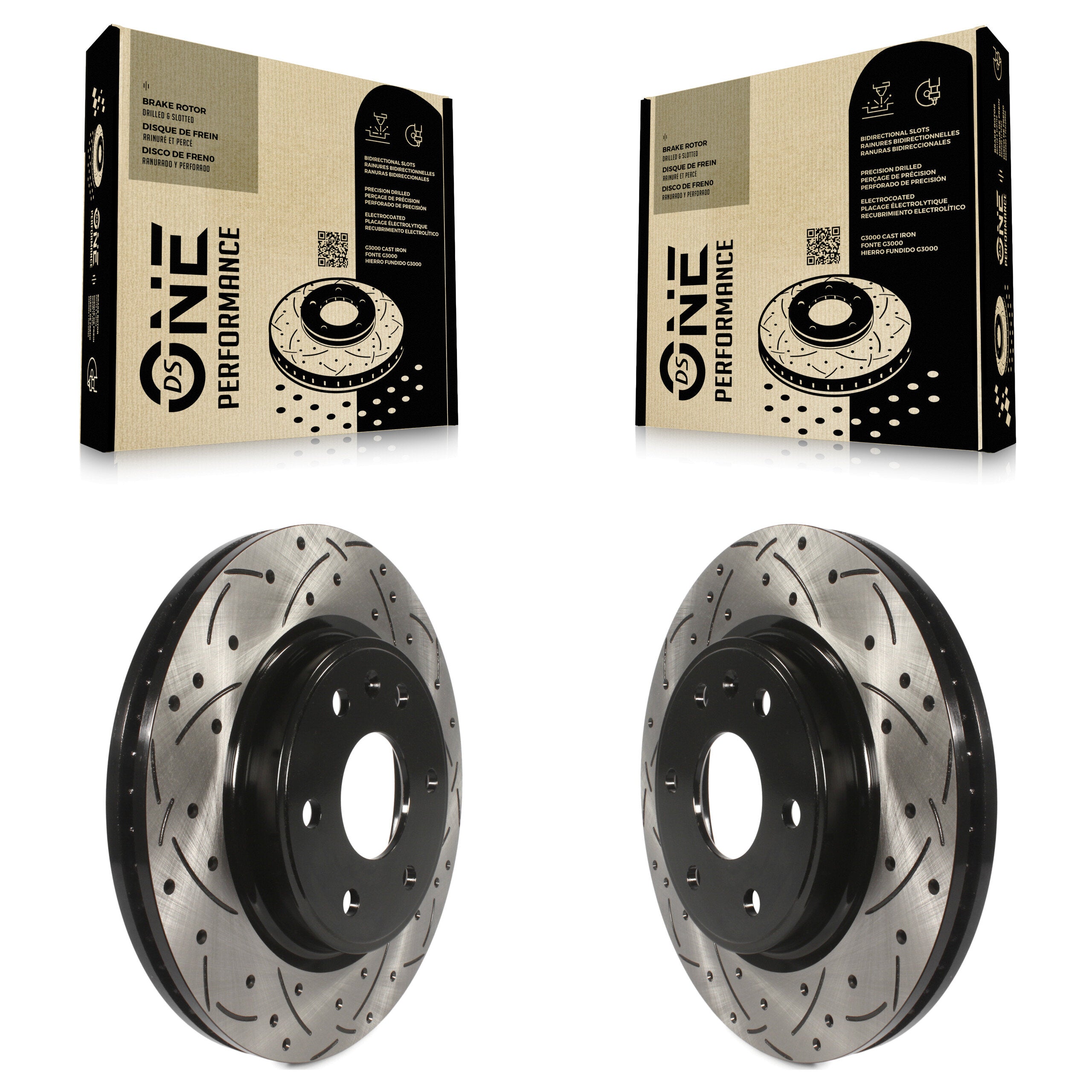 DS-One KD-100003 Disc Brake Rotor for 2007-2017 GMC Acadia Limited, Chevrolet Traverse, Buick Enclave & more - Front product image