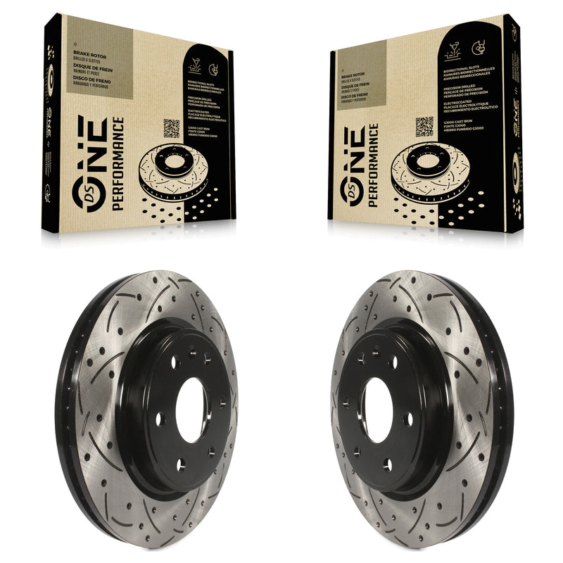 DS-One KD-100003 Disc Brake Rotor for 2007-2017 GMC Acadia Limited, Chevrolet Traverse, Buick Enclave & more - Front product image
