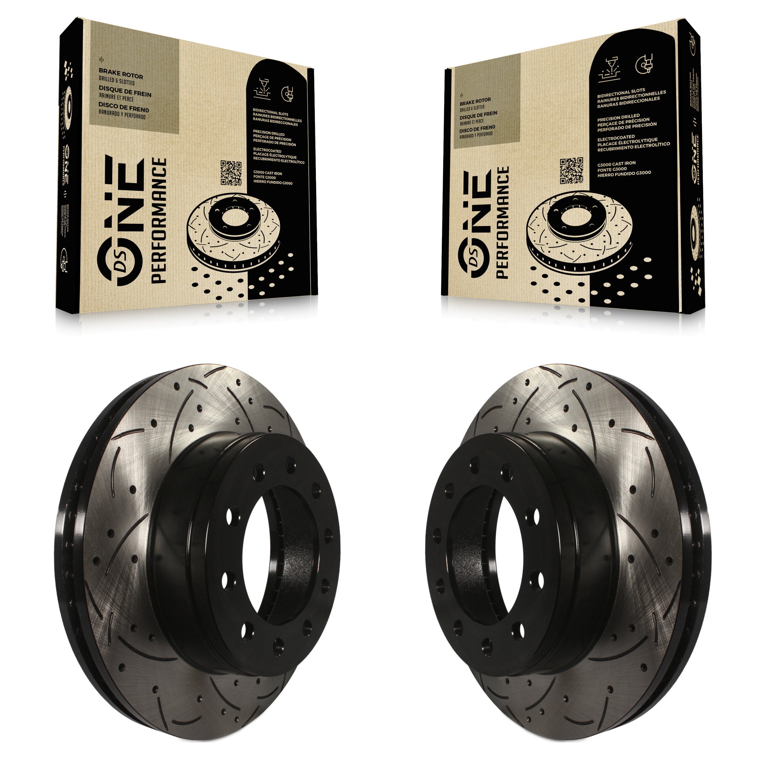 DS-One KD-100010 Disc Brake Rotor for 2005-2016 Ford F-350 Super Duty, Ford F-250 Super Duty, International CF500 & more - Front product image