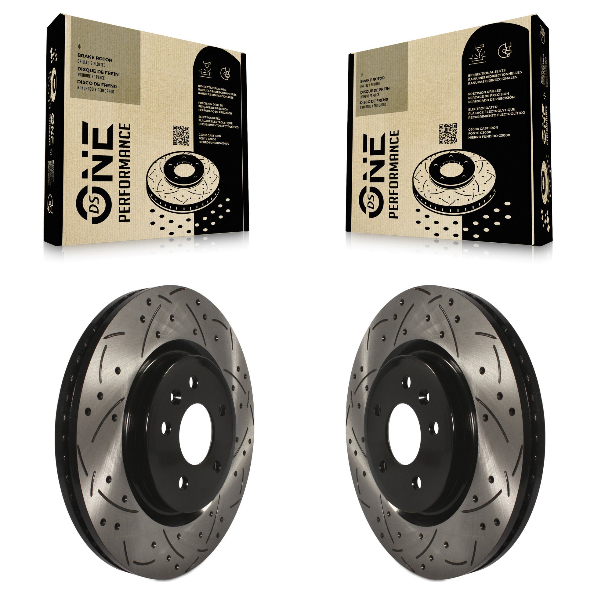 DS-One KD-100014 Disc Brake Rotor for 2009-2019 Ford Explorer, Ford Taurus, Lincoln MKT & more - Front product image