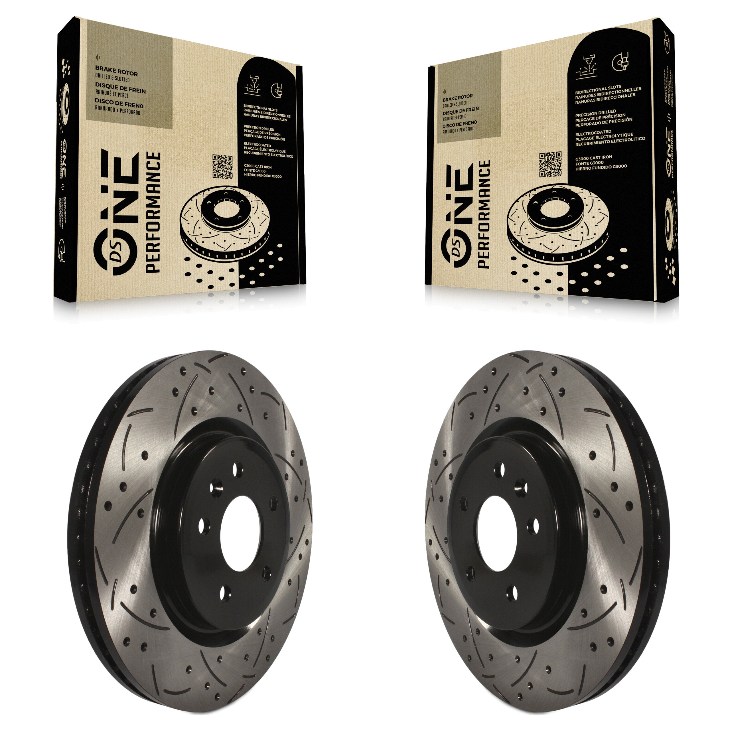 DS-One KD-100014 Disc Brake Rotor for 2009-2019 Ford Explorer, Ford Taurus, Lincoln MKT & more - Front product image