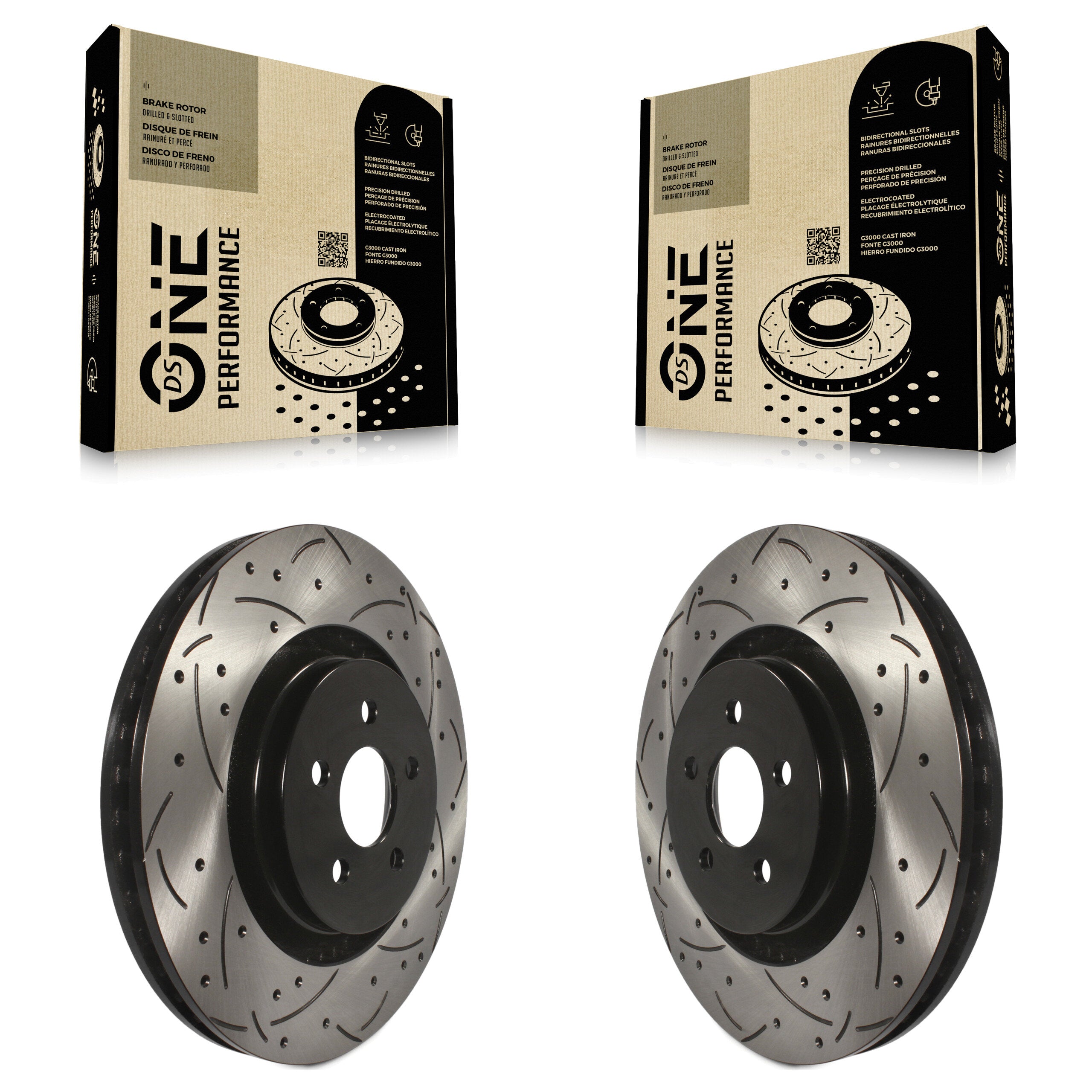 DS-One KD-100024 Disc Brake Rotor for 2015-2023 Ford Edge, Lincoln Nautilus, Ford Fusion & more - Front product image