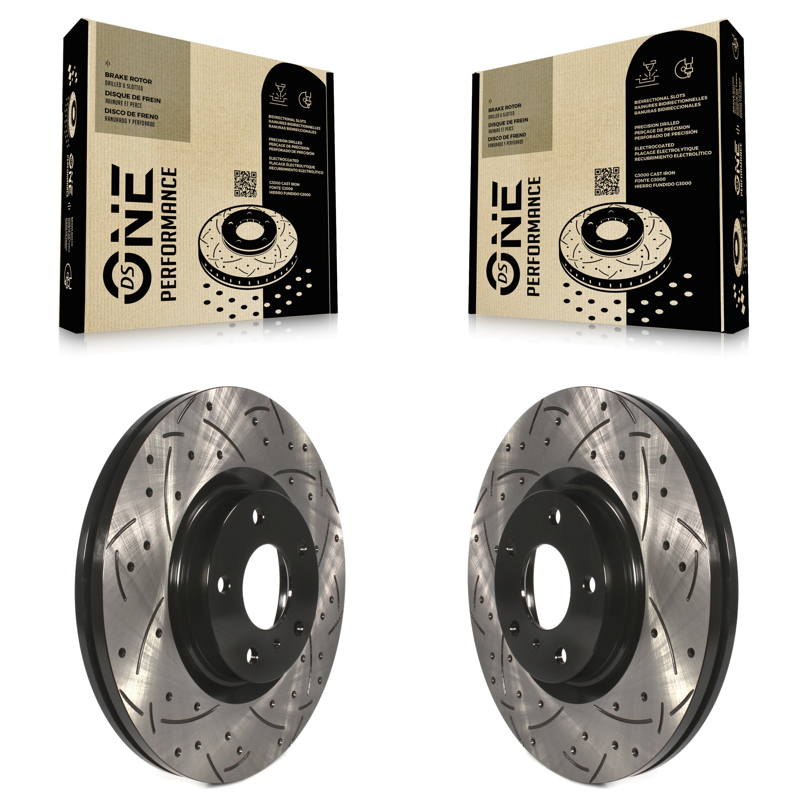 DS-One KD-100040 Disc Brake Rotor for 2005-2023 Nissan Maxima, INFINITI Q40, INFINITI Q70L & more - Front product image