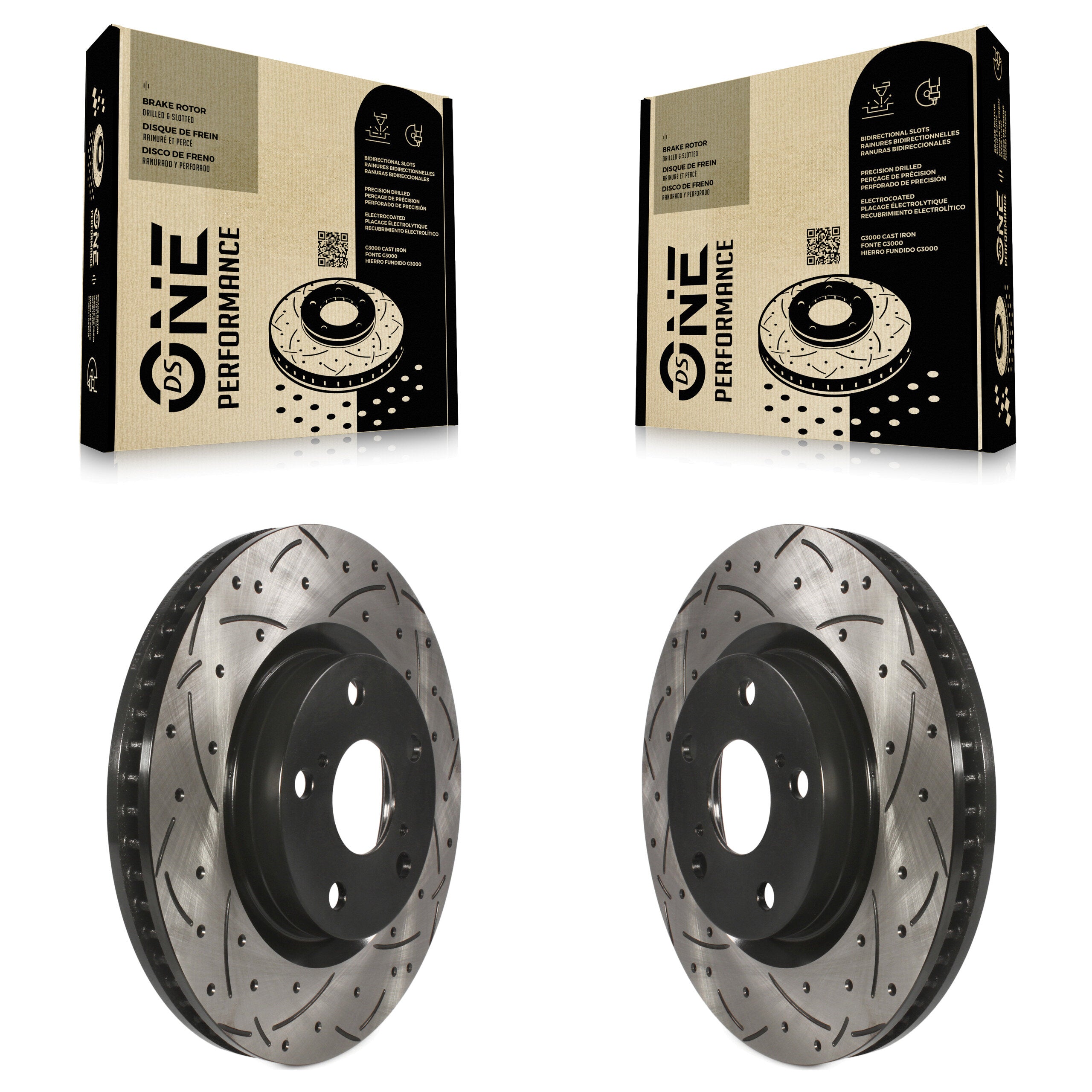 DS-One KD-100048 Disc Brake Rotor for 2006-2020 Toyota RAV4, Toyota Corolla iM, Scion iM & more - Front product image