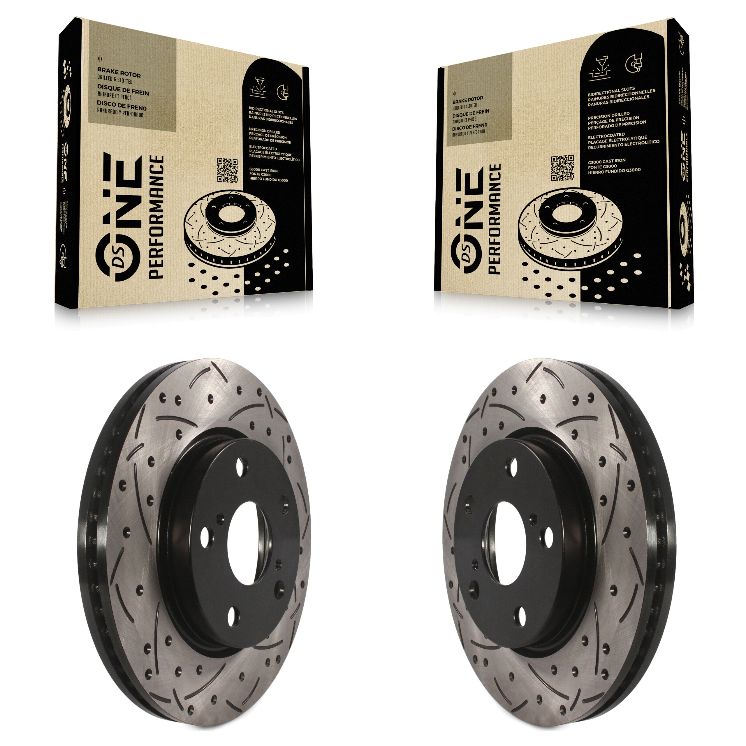 DS-One KD-100049 Disc Brake Rotor for 2006-2018 Toyota RAV4, Toyota Prius V, Lexus HS250h & more - Front product image