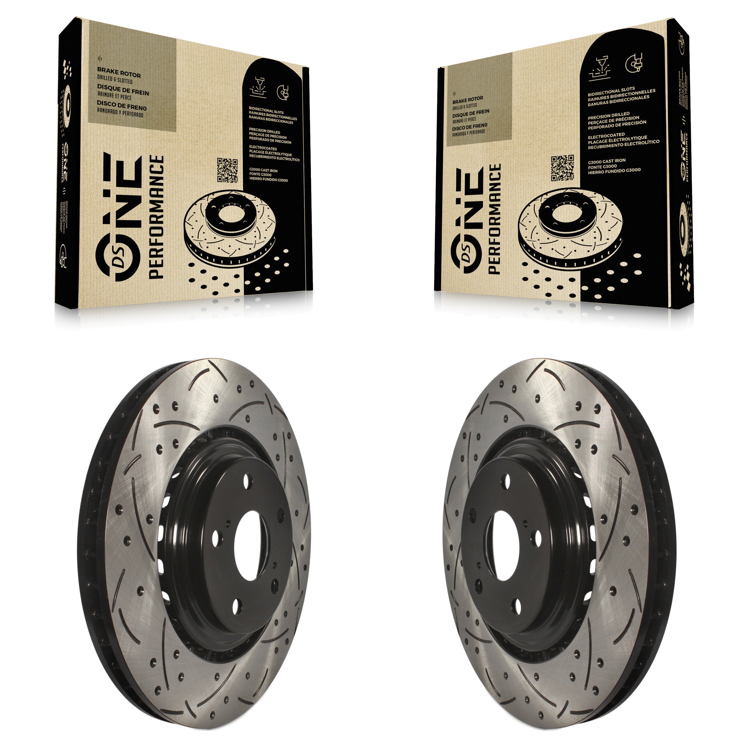 DS-One KD-100063 Disc Brake Rotor for 2008-2021 Lexus NX300, Lexus NX200t, Lexus NX300h & more - Front product image