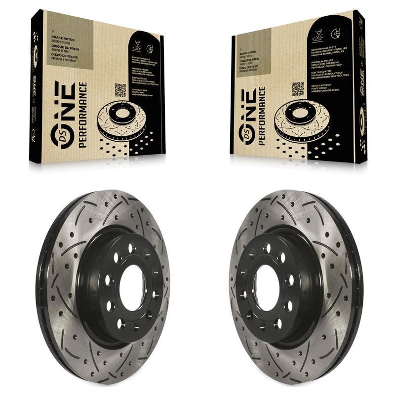 DS-One KD-100080 Disc Brake Rotor for 2011-2015 Volkswagen GTI, Audi A3 Quattro, Volkswagen Jetta - Front product image