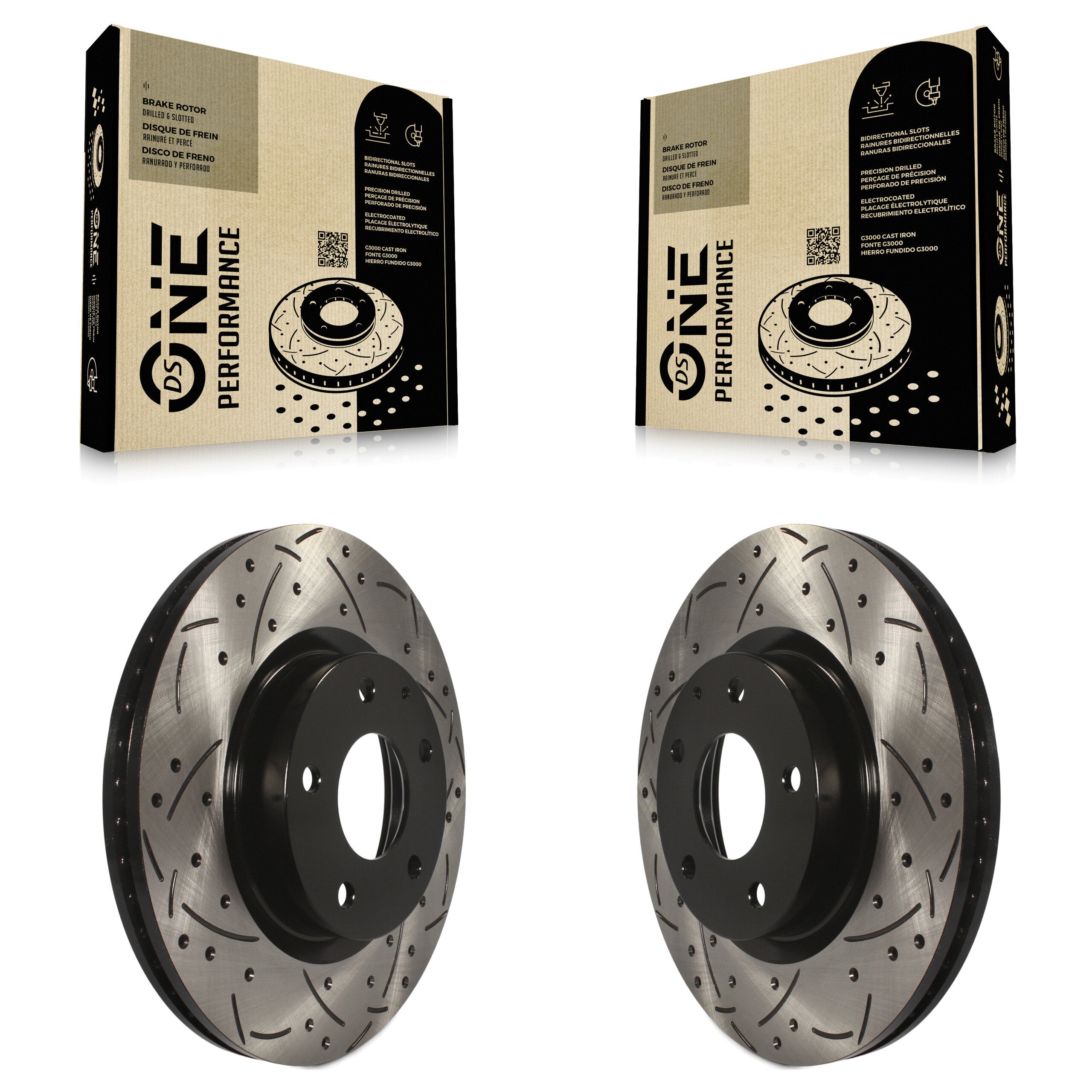 DS-One KD-100093 Disc Brake Rotor for 2014-2022 Mazda CX-3, Mazda 3, Mazda 3 Sport - Front product image