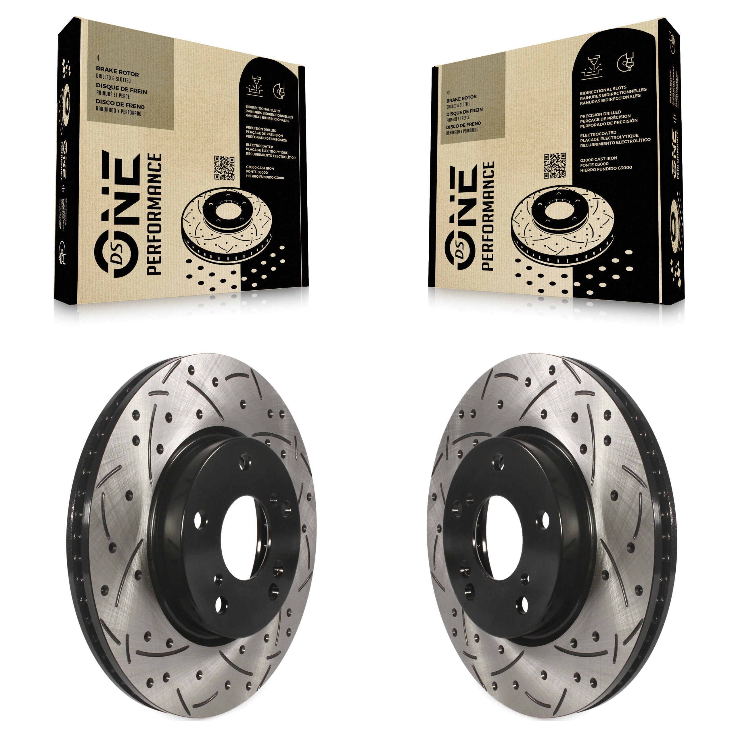 DS-One KD-100100 Disc Brake Rotor for 2016-2024 Honda Civic, Honda Insight, Honda Accord - Front product image