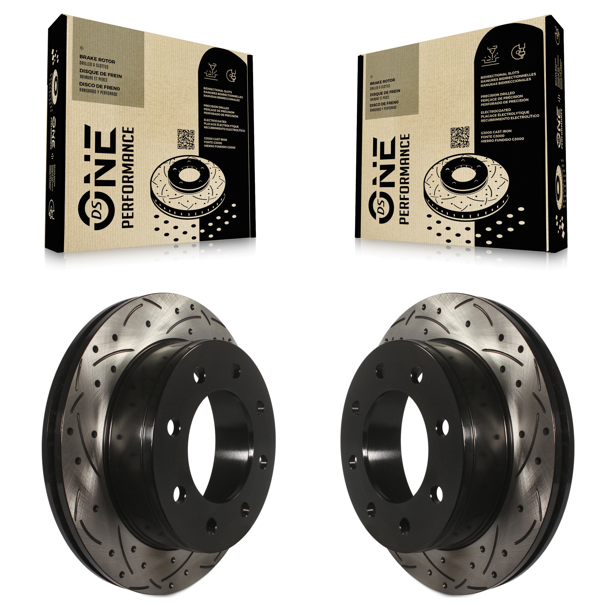 DS-One KD-100105 Disc Brake Rotor for 2005-2024 GMC Savana 2500, Chevrolet Express 2500, Chevrolet Express 3500 & more - Rear product image