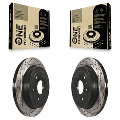 DS-One KD-100107 Disc Brake Rotor for 2007-2017 GMC Acadia Limited, Chevrolet Traverse, Buick Enclave & more - Rear product image