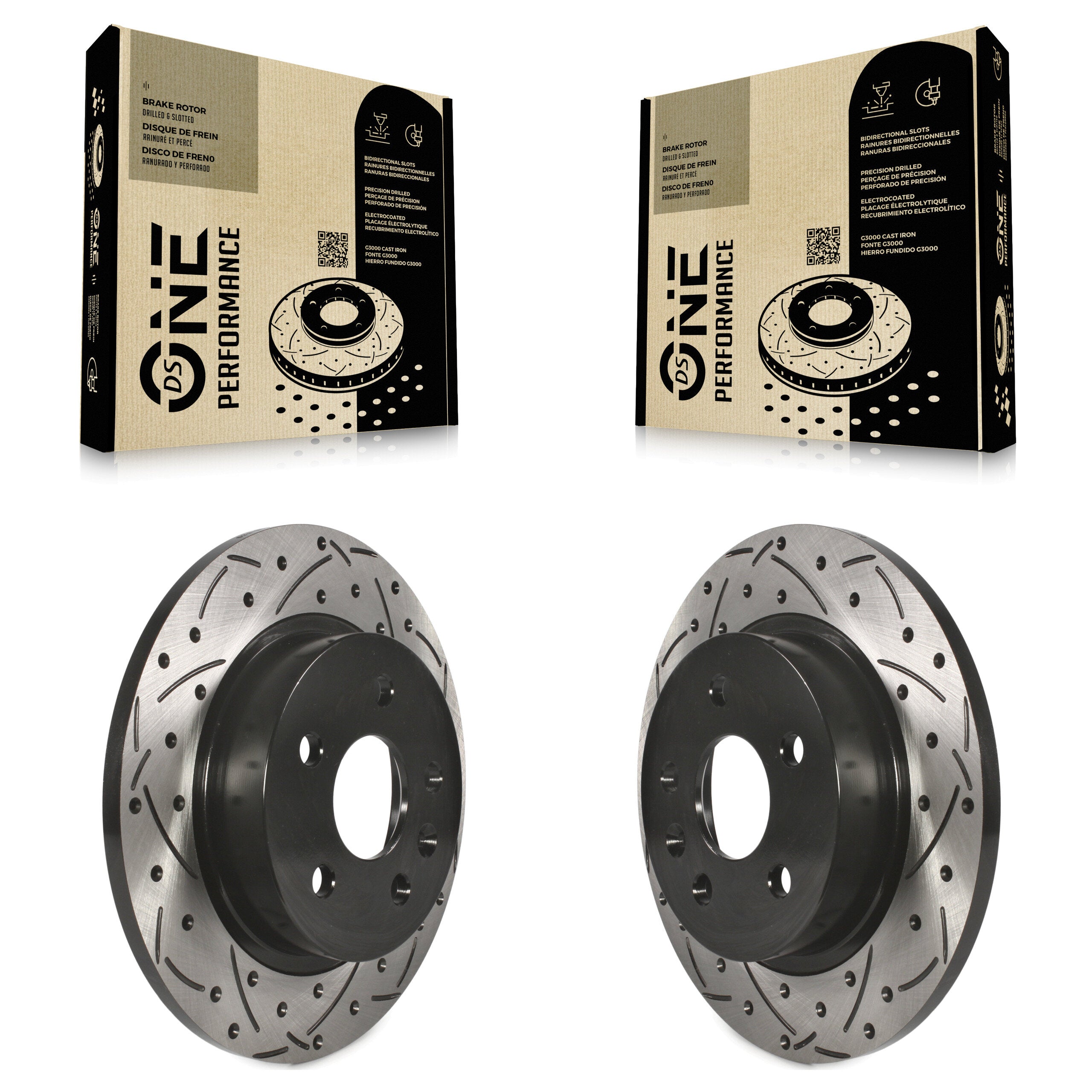 DS-One KD-100111 Disc Brake Rotor for 2011-2022 Chevrolet Cruze, Chevrolet Cruze Limited, Buick Encore & more - Rear product image