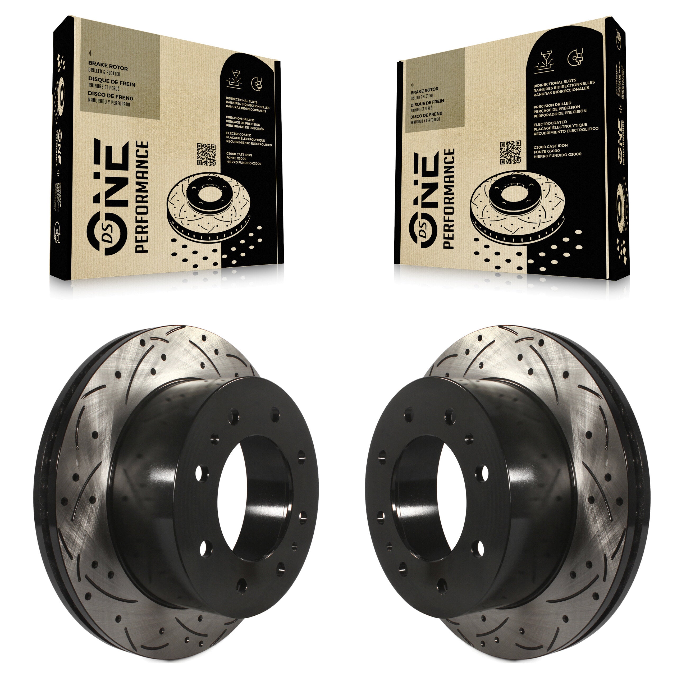 DS-One KD-100113 Disc Brake Rotor for 2011-2024 Chevrolet Suburban, Chevrolet Suburban 3500 HD, Chevrolet Silverado 1500 & more - Rear product image