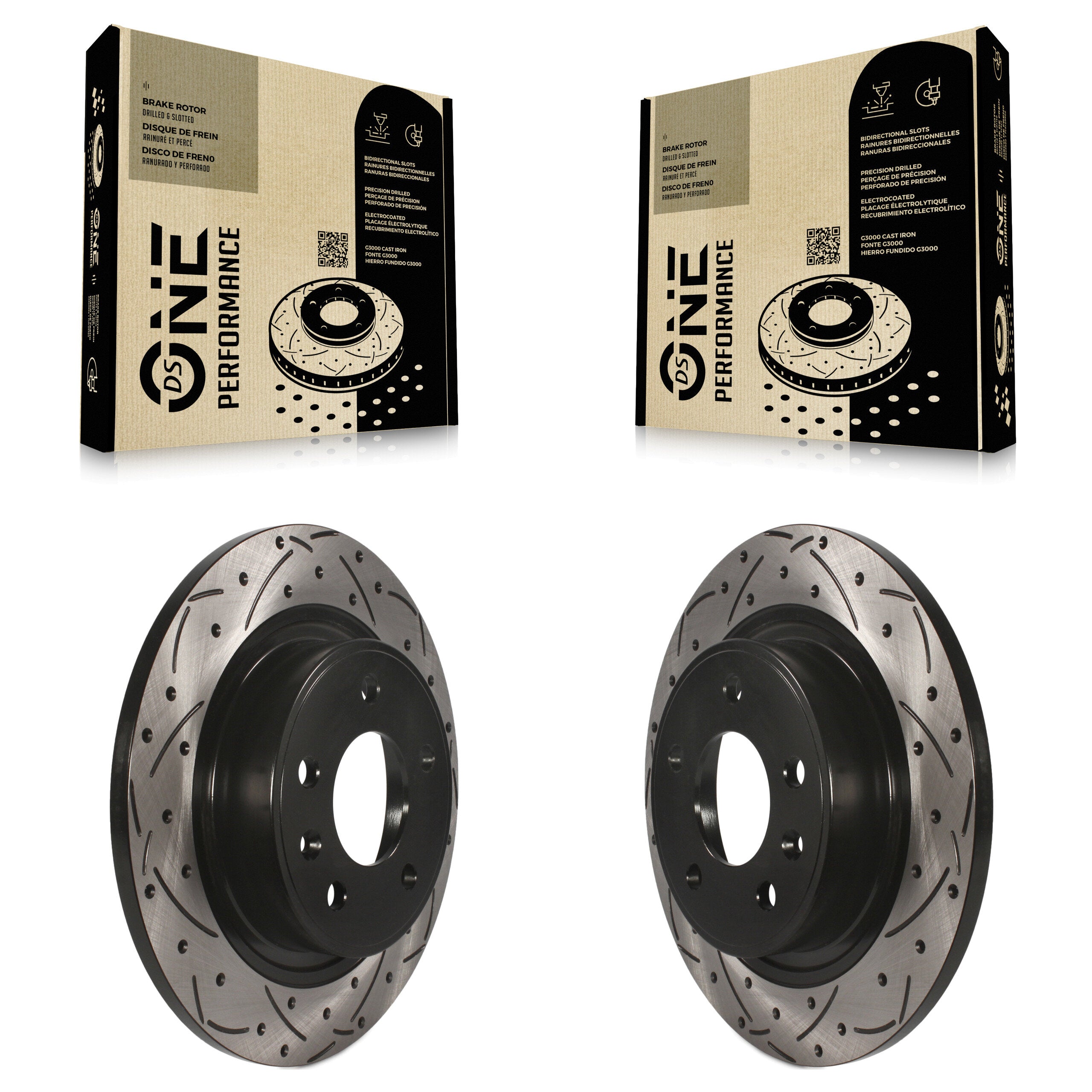 DS-One KD-100114 Disc Brake Rotor for 2011-2019 Buick Cascada, Cadillac ELR, Chevrolet Cruze & more - Rear product image