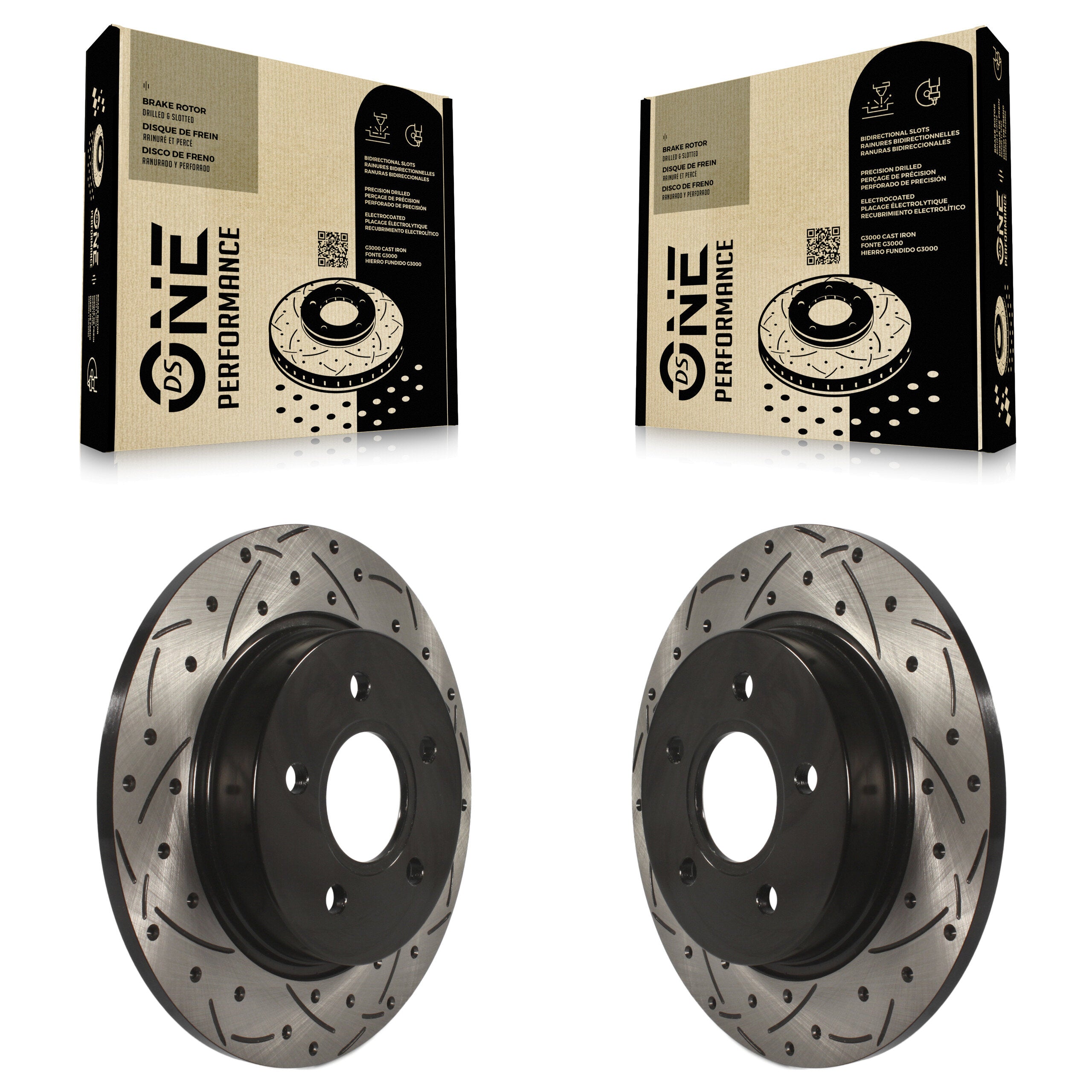DS-One KD-100122 Disc Brake Rotor for 2012-2018 Ford Focus - Rear product image