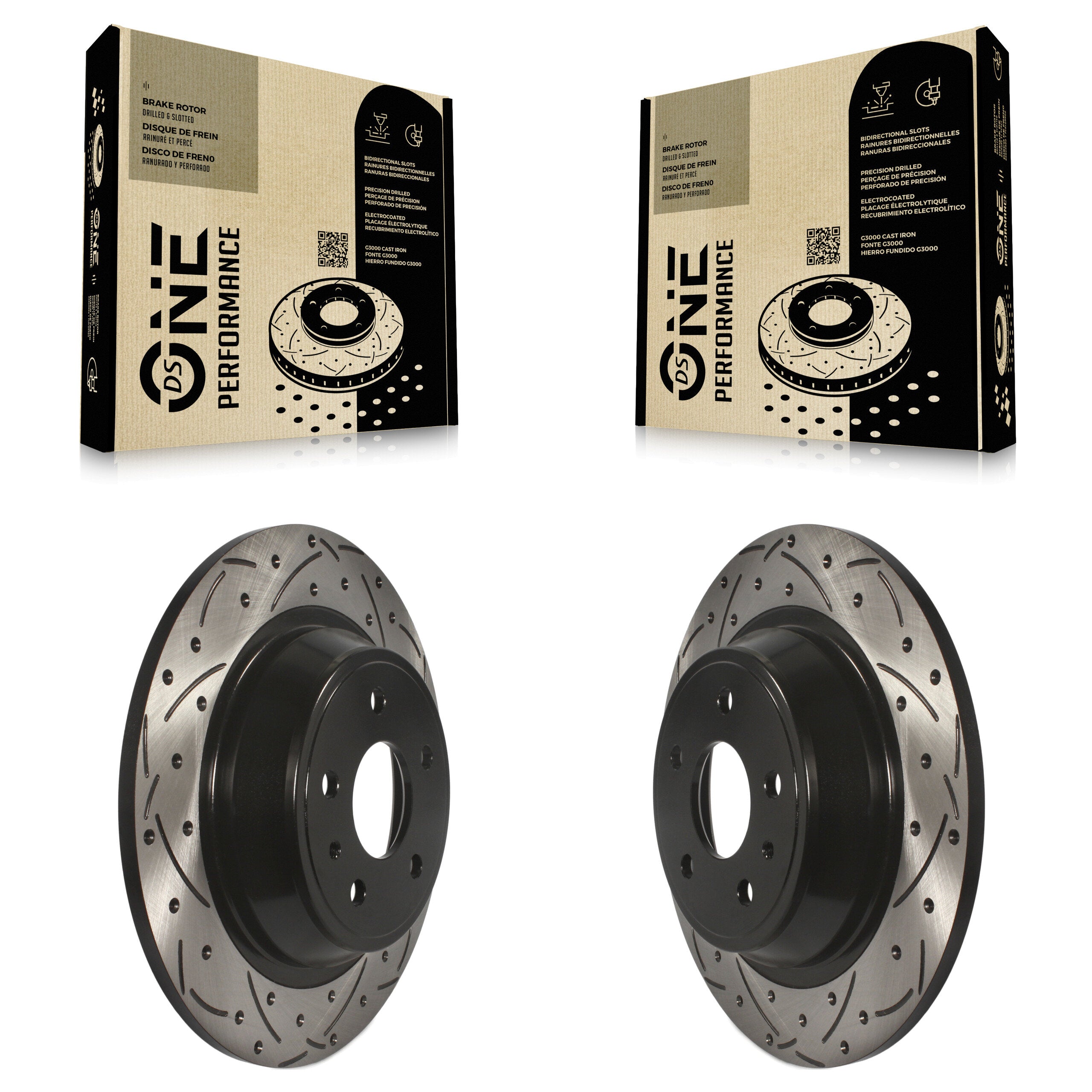 DS-One KD-100127 Disc Brake Rotor for 2013-2020 Ford Fusion, Lincoln MKZ - Rear product image