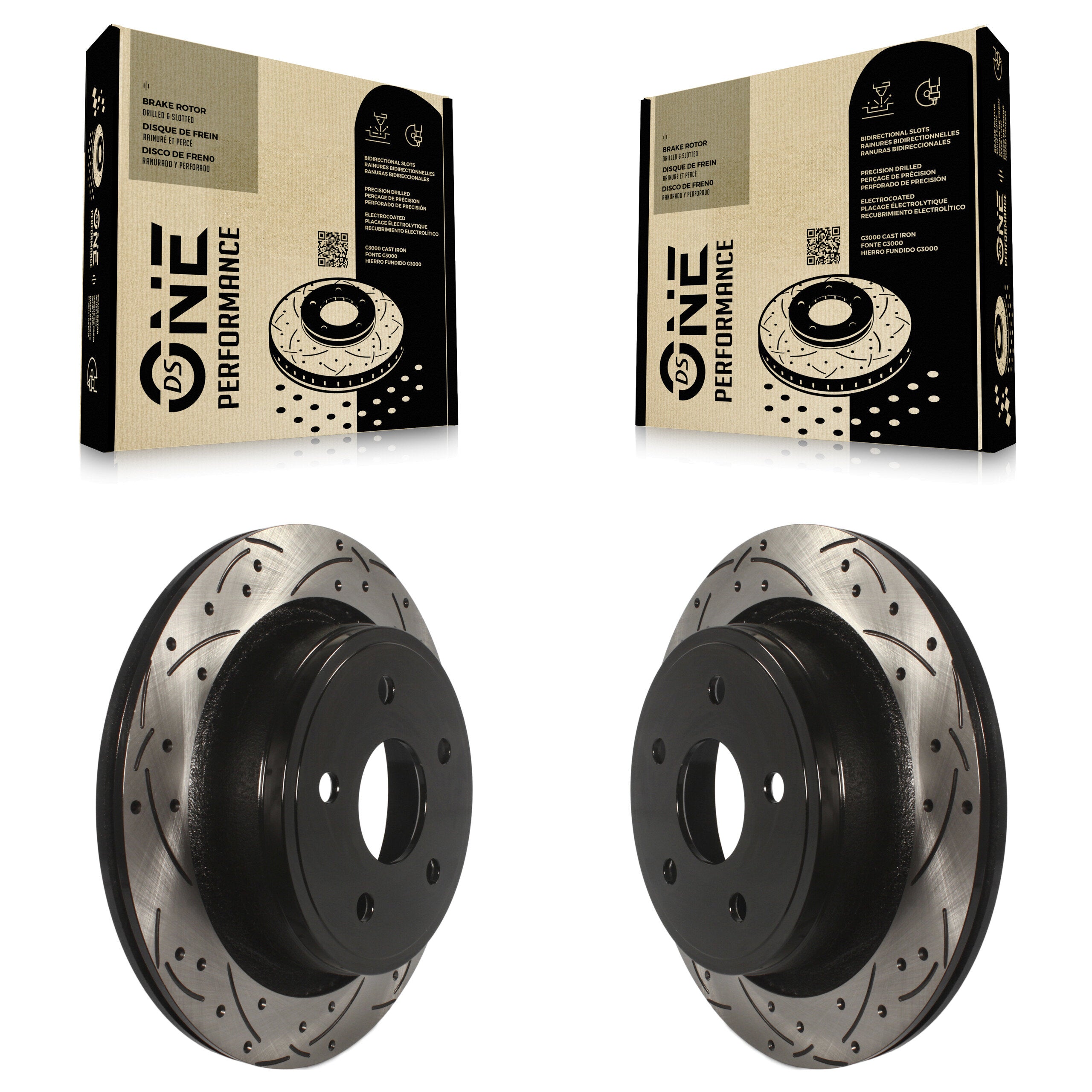 DS-One KD-100132 Disc Brake Rotor for 2002-2024 Ram 1500 Classic, Ram 1500, Dodge Ram 1500 & more - Rear product image