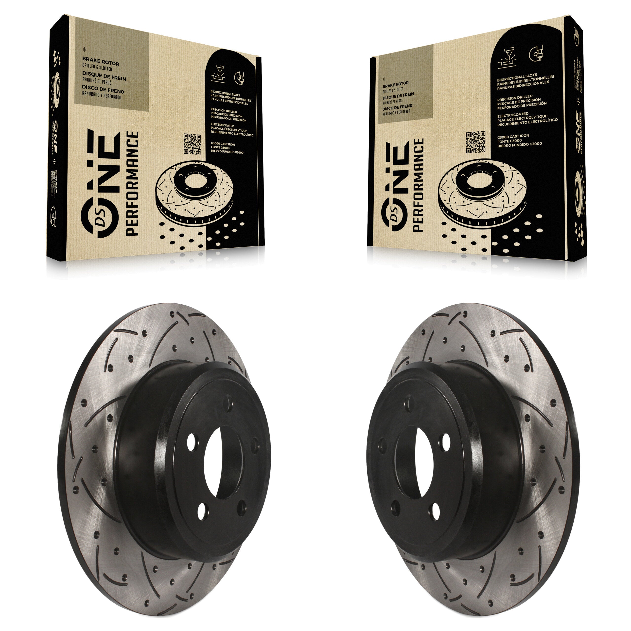 DS-One KD-100133 Disc Brake Rotor for 2005-2023 Dodge Challenger, Chrysler 300, Dodge Charger & more - Rear product image