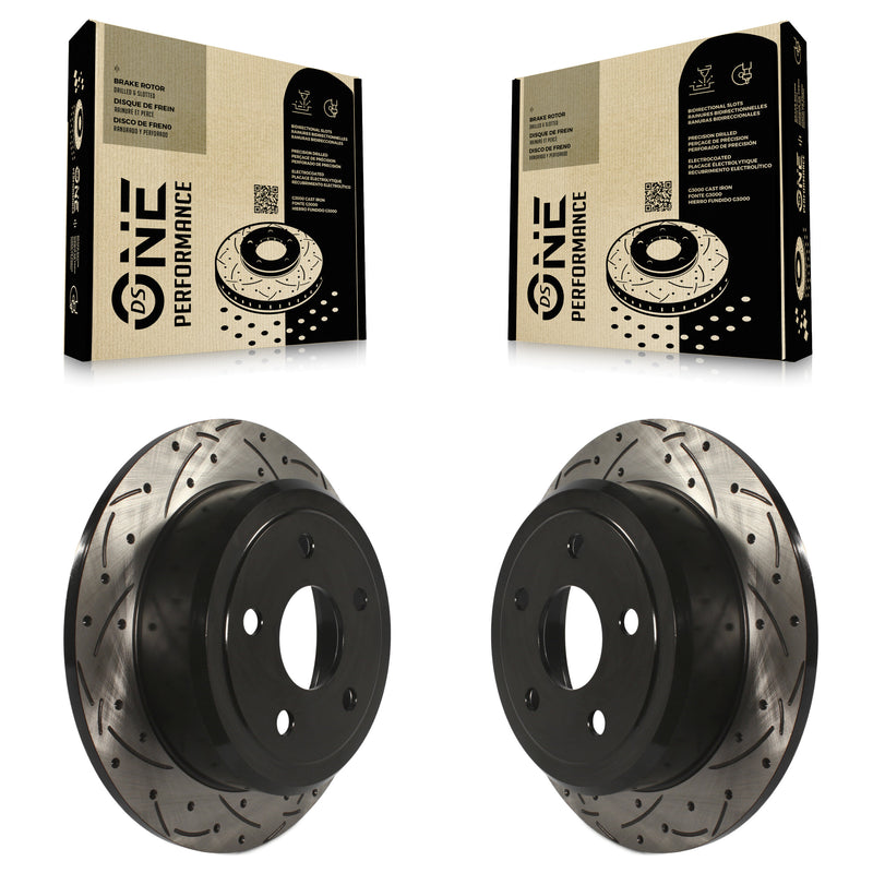 DS-One KD-100137 Disc Brake Rotor for 2007-2018 Jeep Wrangler, Jeep Wrangler JK - Rear product image