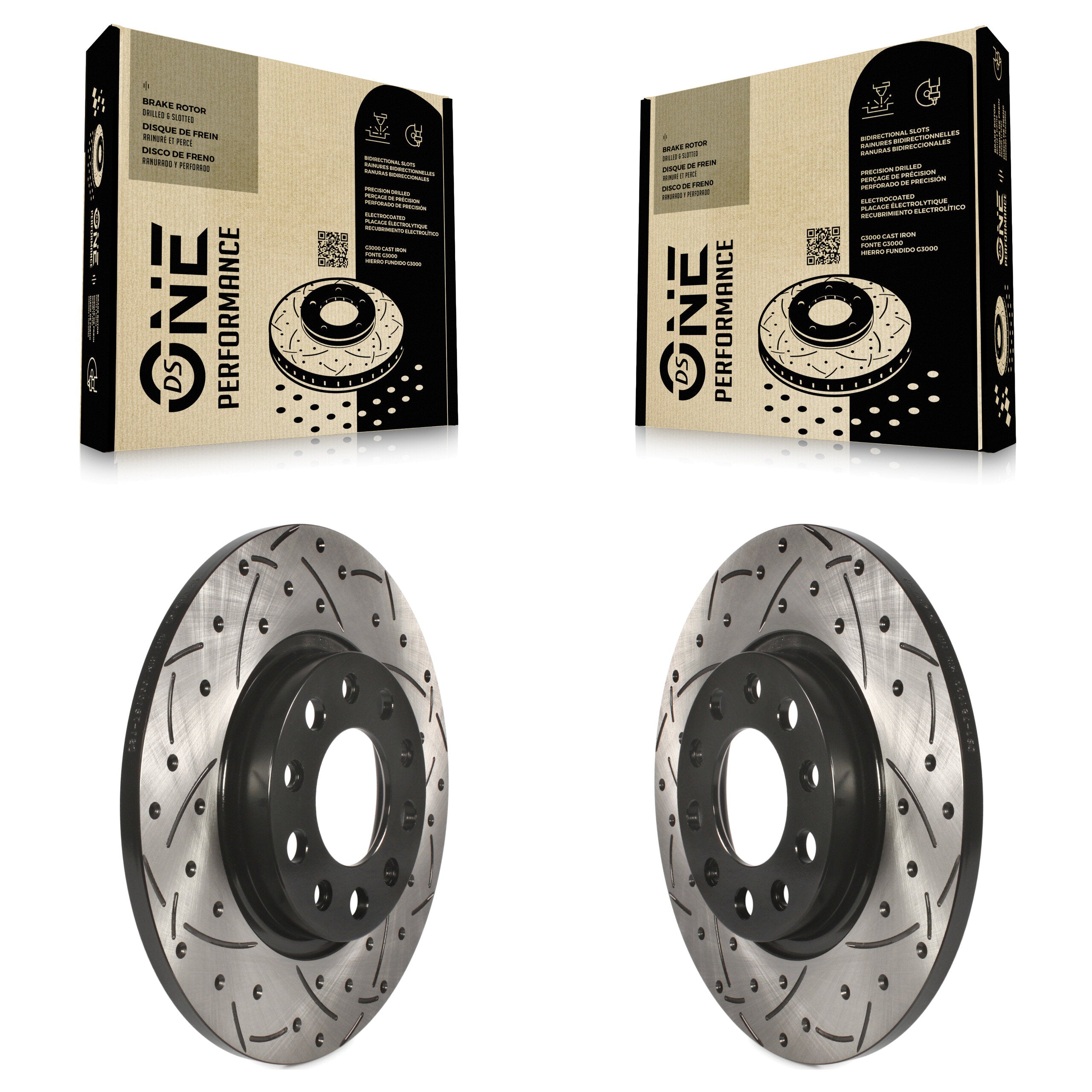 DS-One KD-100145 Disc Brake Rotor for 2014-2023 Chrysler 200, Jeep Cherokee - Rear product image