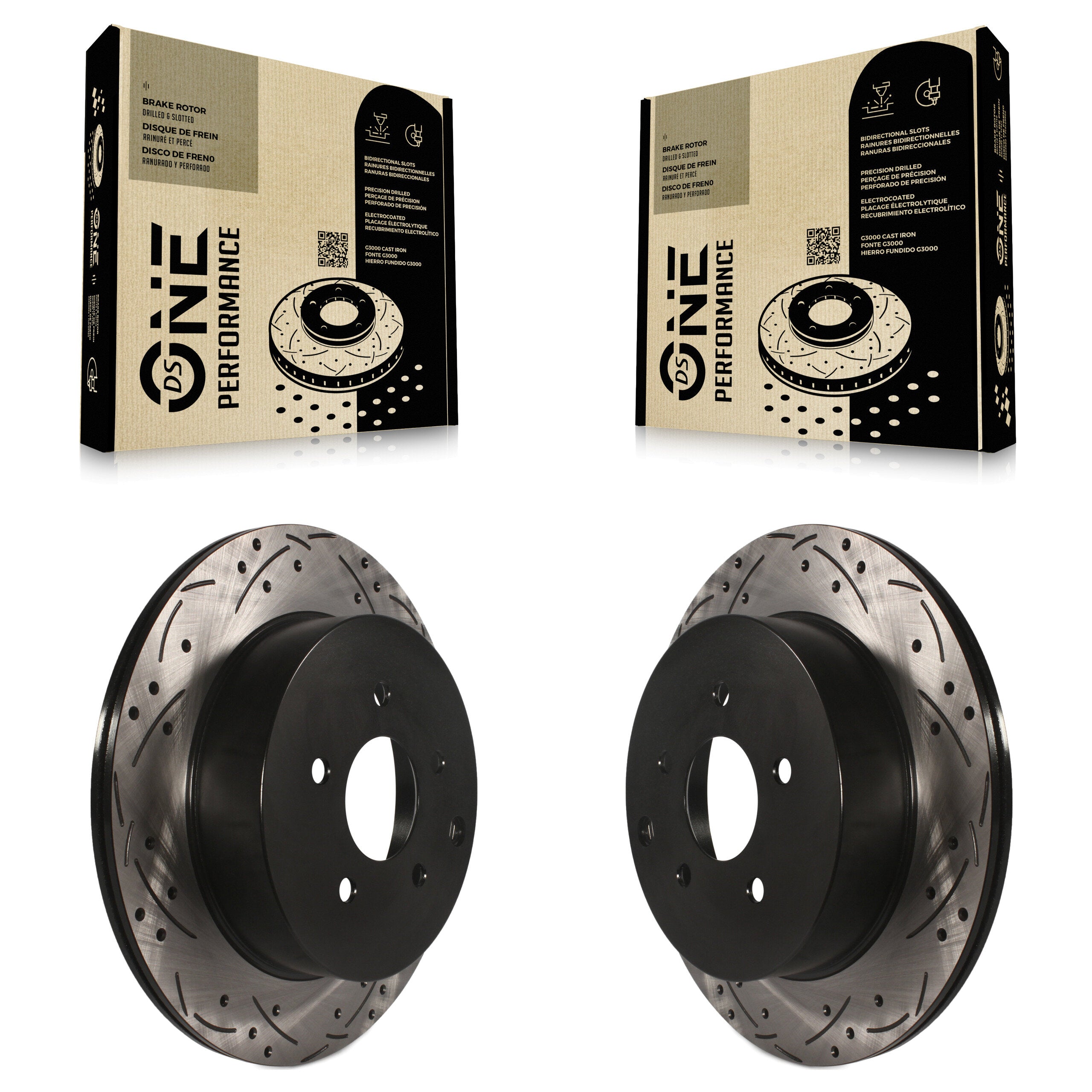 DS-One KD-100149 Disc Brake Rotor for 2003-2024 INFINITI Q60, INFINITI Q70L, INFINITI Q50 & more - Rear product image