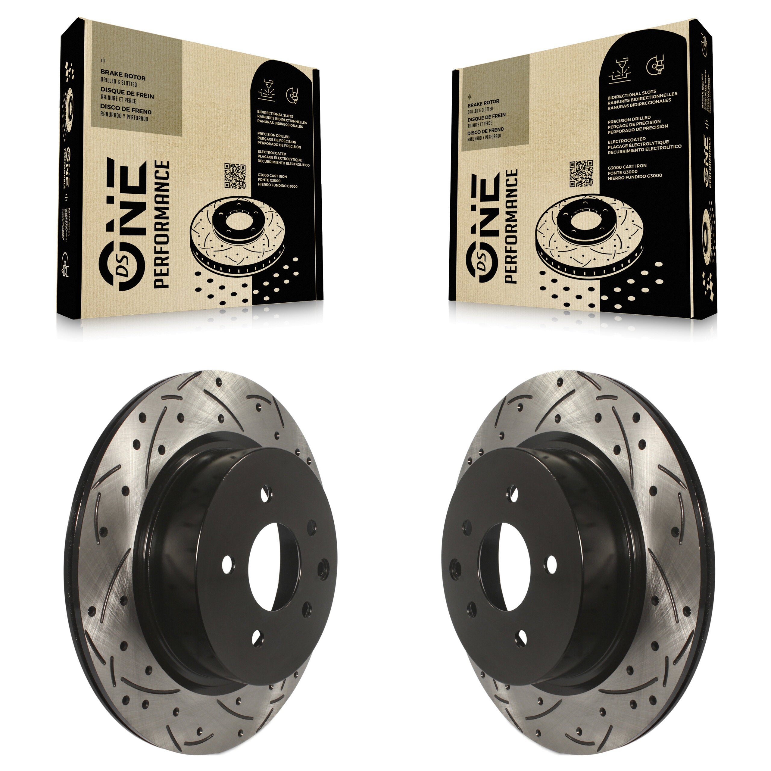 DS-One KD-100152 Disc Brake Rotor for 2005-2024 Nissan Z, Nissan Maxima, INFINITI Q40 & more - Rear product image