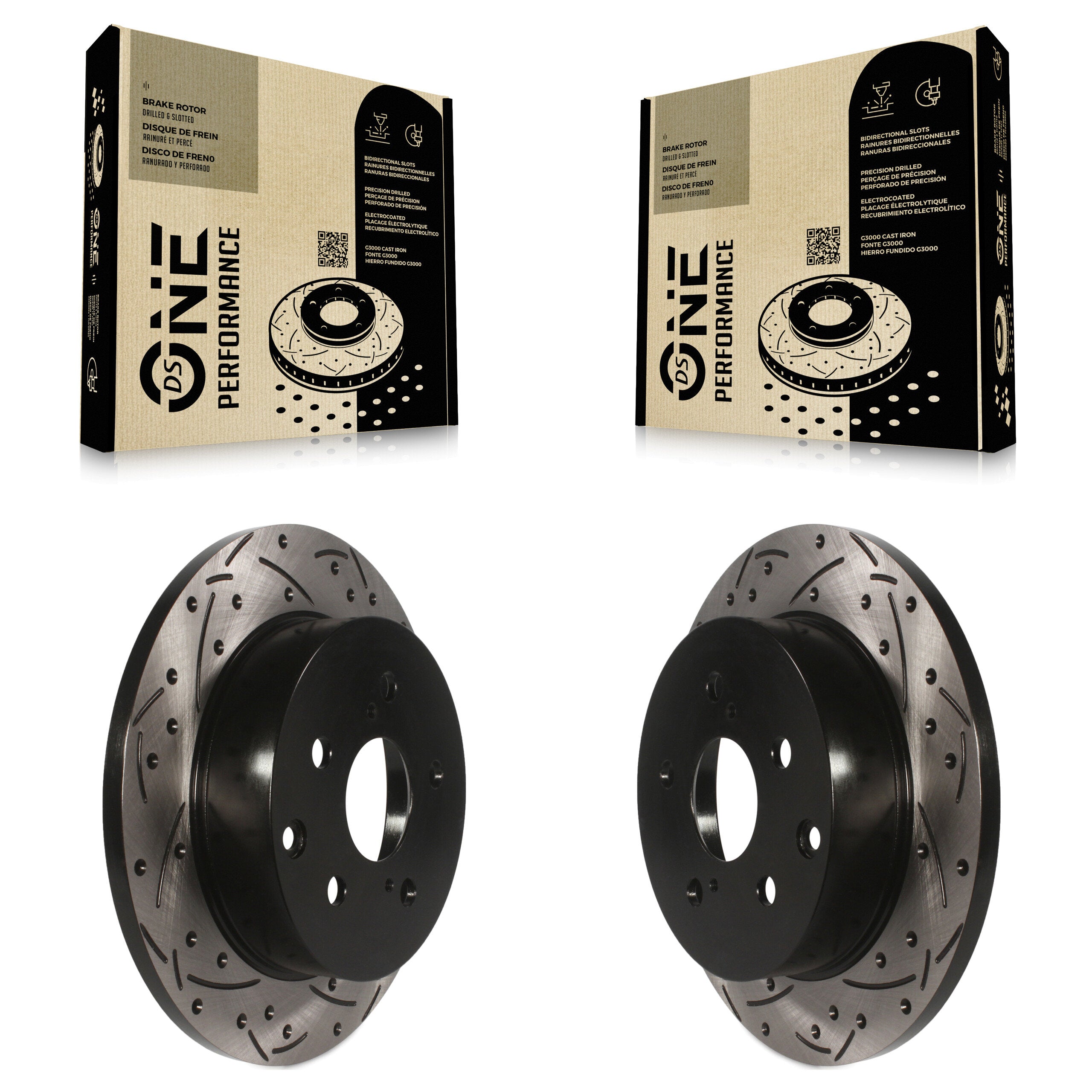 DS-One KD-100156 Disc Brake Rotor for 2006-2018 Lexus HS250h, Toyota RAV4 - Rear product image