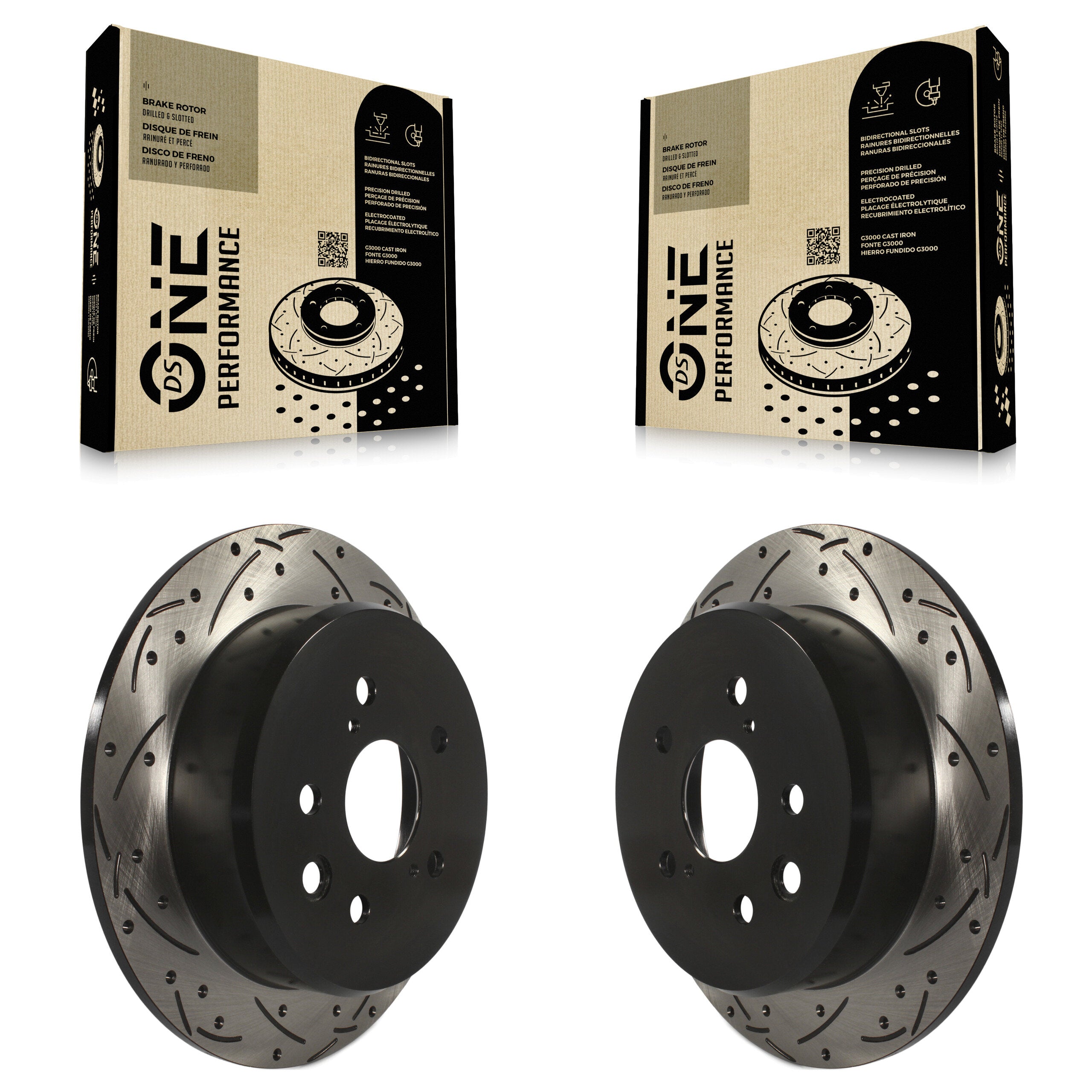DS-One KD-100157 Disc Brake Rotor for 2006-2015 Lexus IS250 - Rear product image