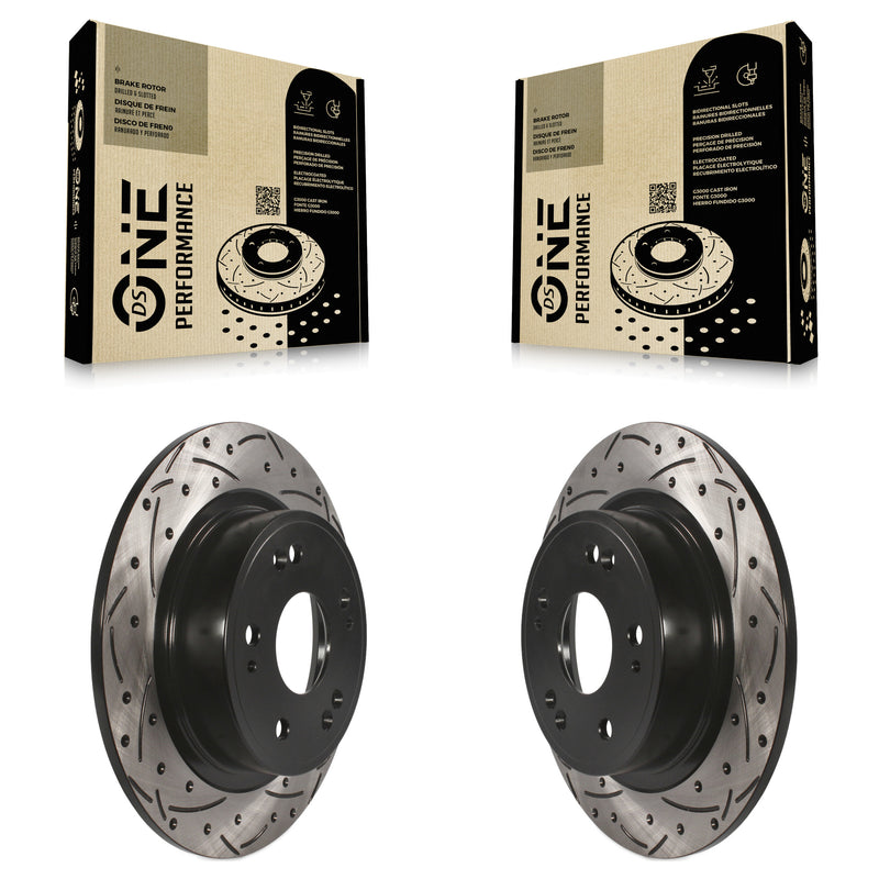 DS-One KD-100159 Disc Brake Rotor for 2005-2024 Acura ILX, Honda HR-V, Acura TSX & more - Rear product image
