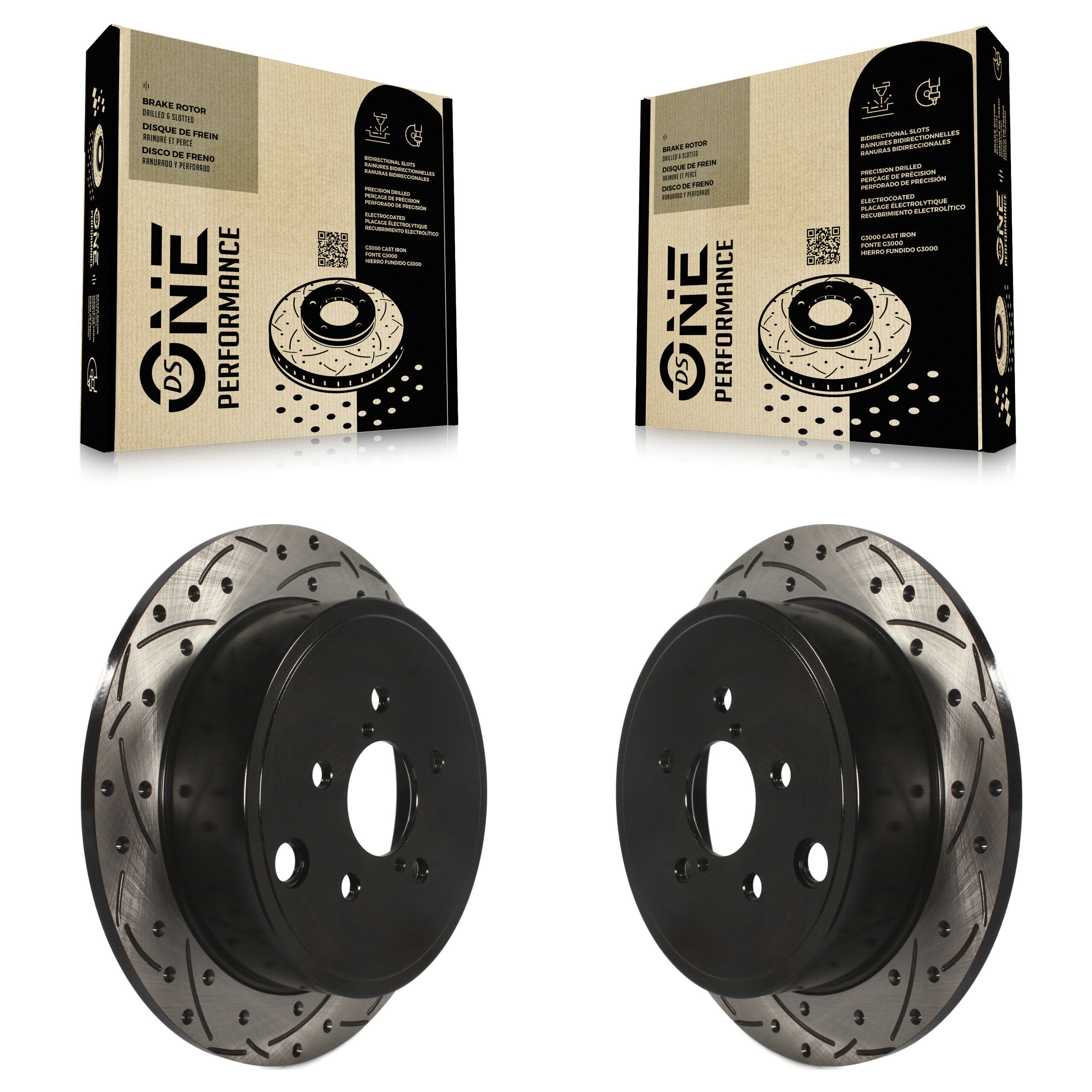 DS-One KD-100165 Disc Brake Rotor for 2008-2016 Scion FR-S, Subaru BRZ, Subaru Impreza & more - Rear product image
