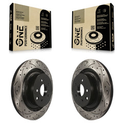 DS-One KD-100166 Disc Brake Rotor for 2008-2024 Nissan Z, INFINITI Q60, INFINITI G37 & more - Rear product image