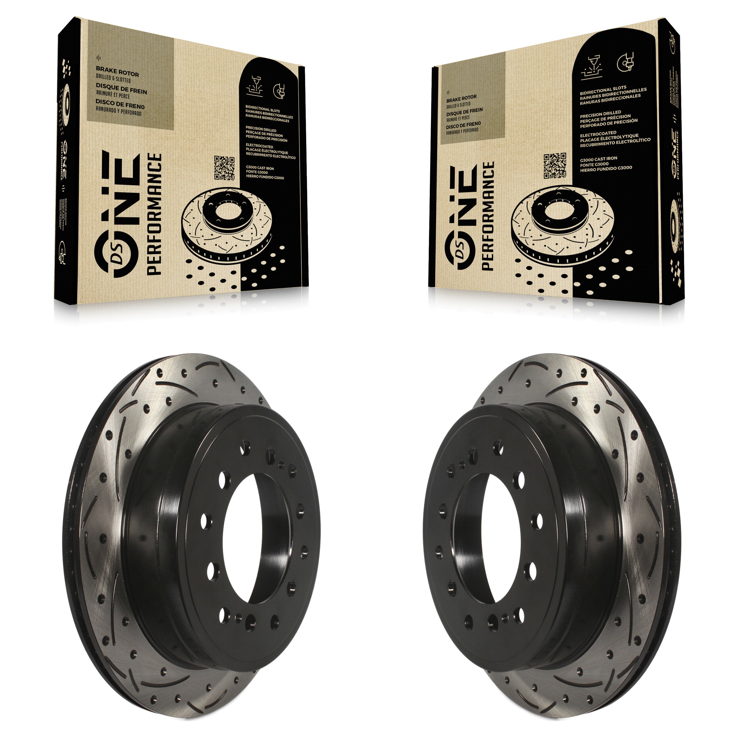 DS-One KD-100174 Disc Brake Rotor for 2010-2024 Lexus GX460, Toyota 4Runner, Toyota FJ Cruiser - Rear product image